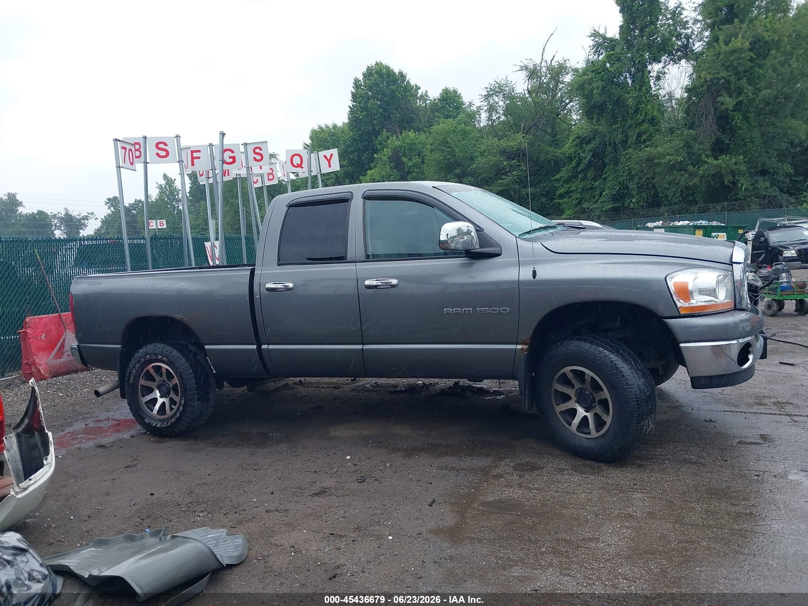 2006 Dodge Ram 1500 Slt/trx4 Off Road/sport Gray vin: 1D7HU18N86J164232