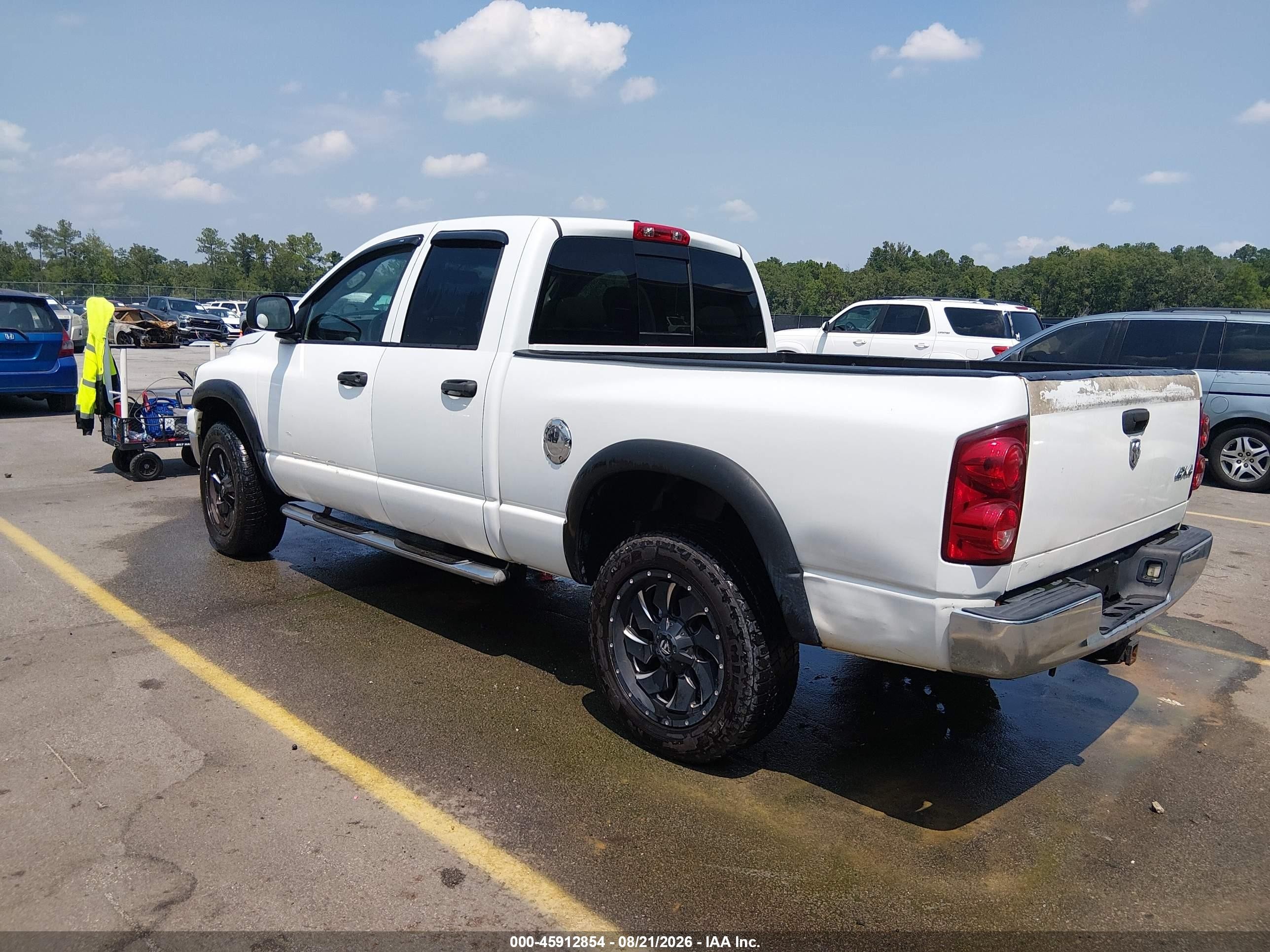 2007 Dodge Ram 1500 St/slt White vin: 1D7HU18N87S205793