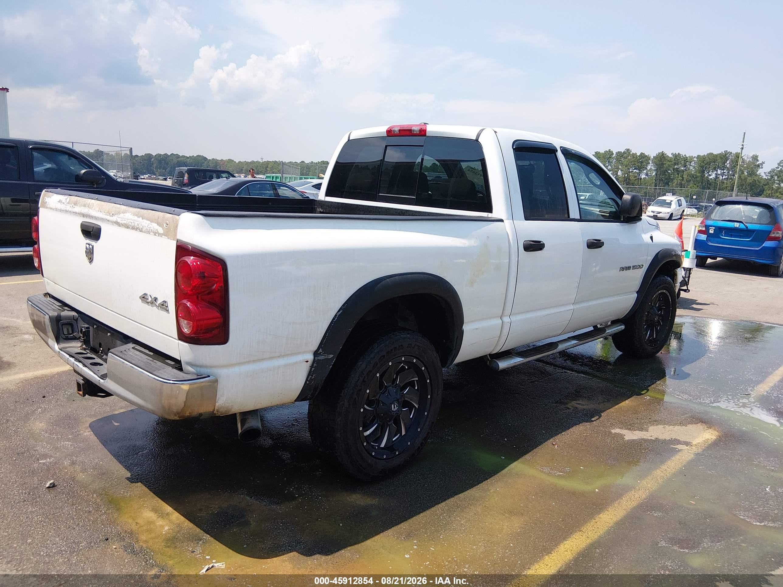 2007 Dodge Ram 1500 St/slt White vin: 1D7HU18N87S205793