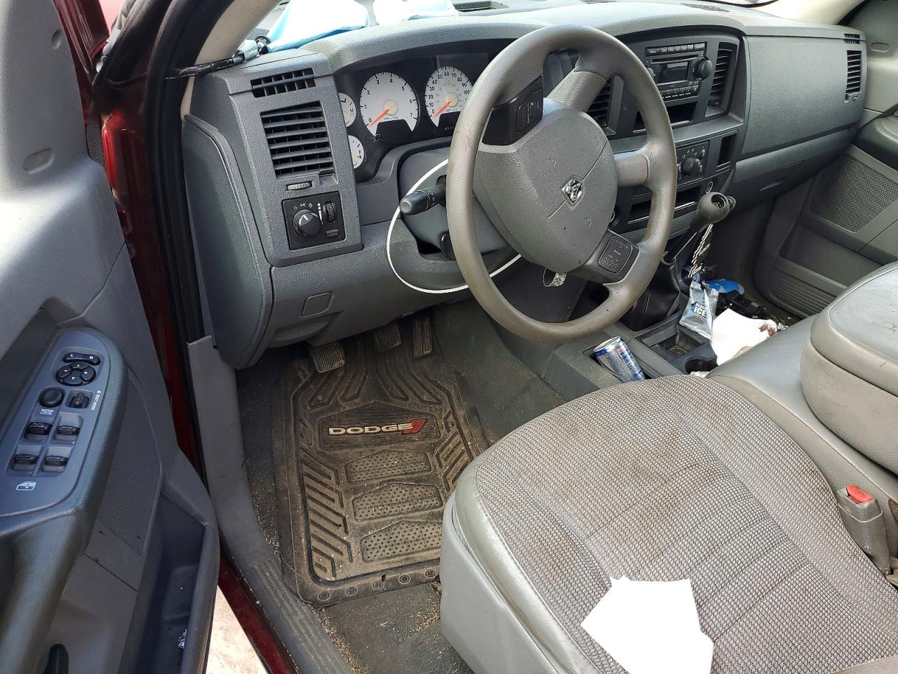 2008 Dodge Ram 1500 St Темно-бордовый vin: 1D7HU18N88J229468
