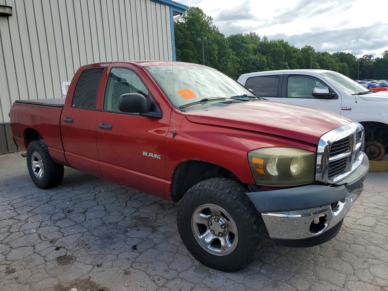 2008 Dodge Ram 1500 St Темно-бордовый vin: 1D7HU18N88J229468