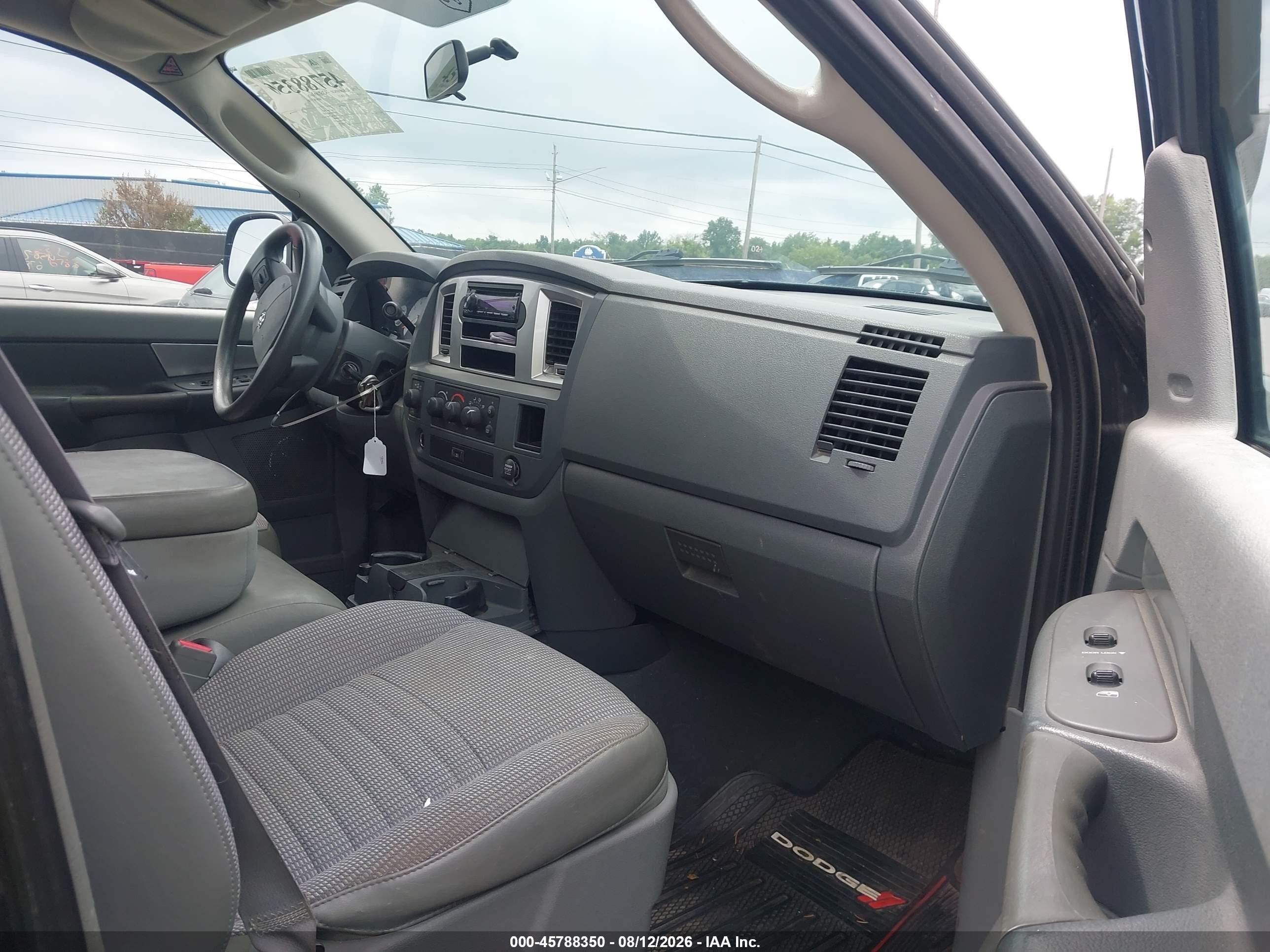 2008 Dodge Ram 1500 Slt Black vin: 1D7HU18N88S566314