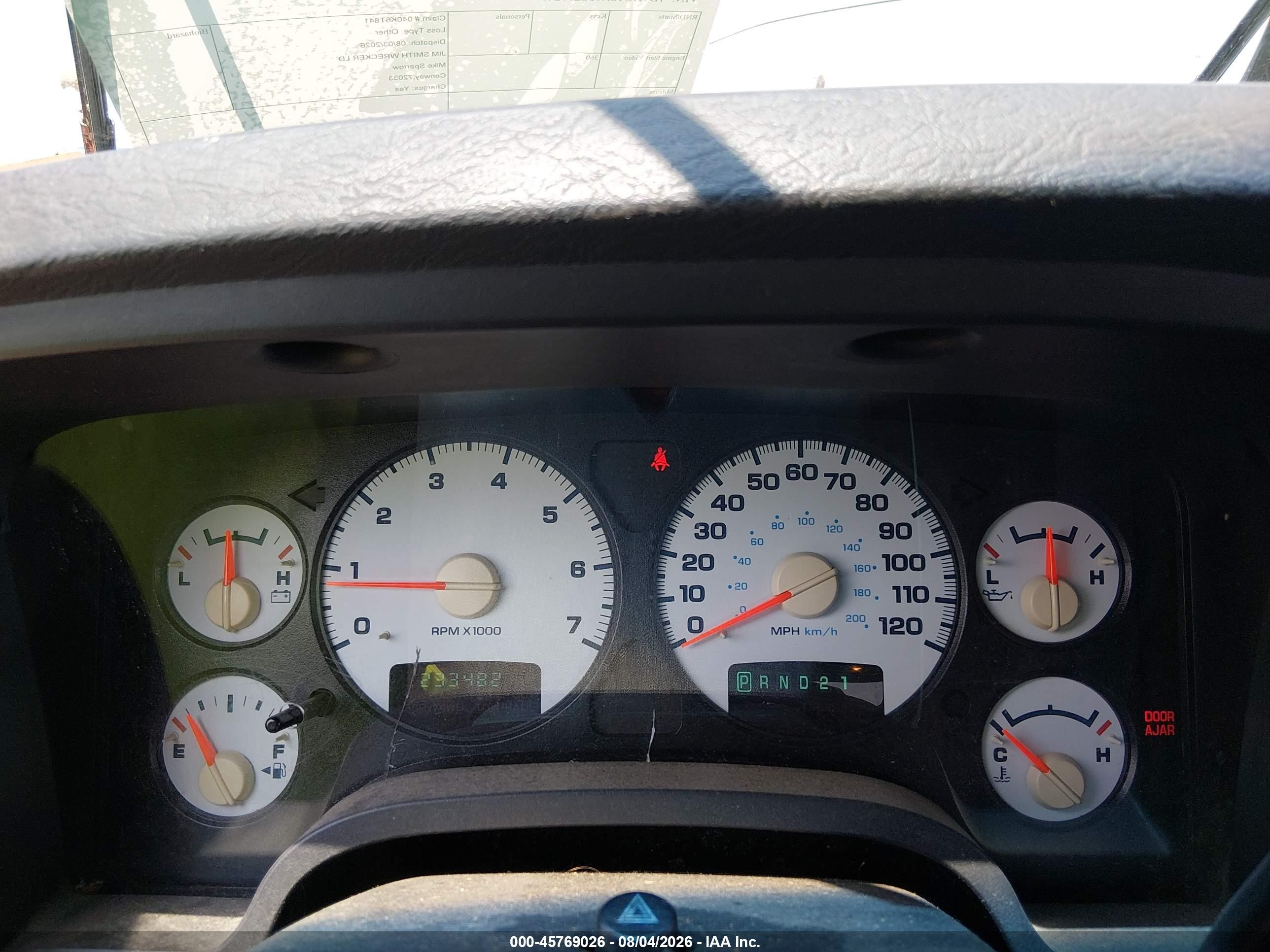 2005 Dodge Ram 1500 Slt/laramie Gray vin: 1D7HU18N95S297249