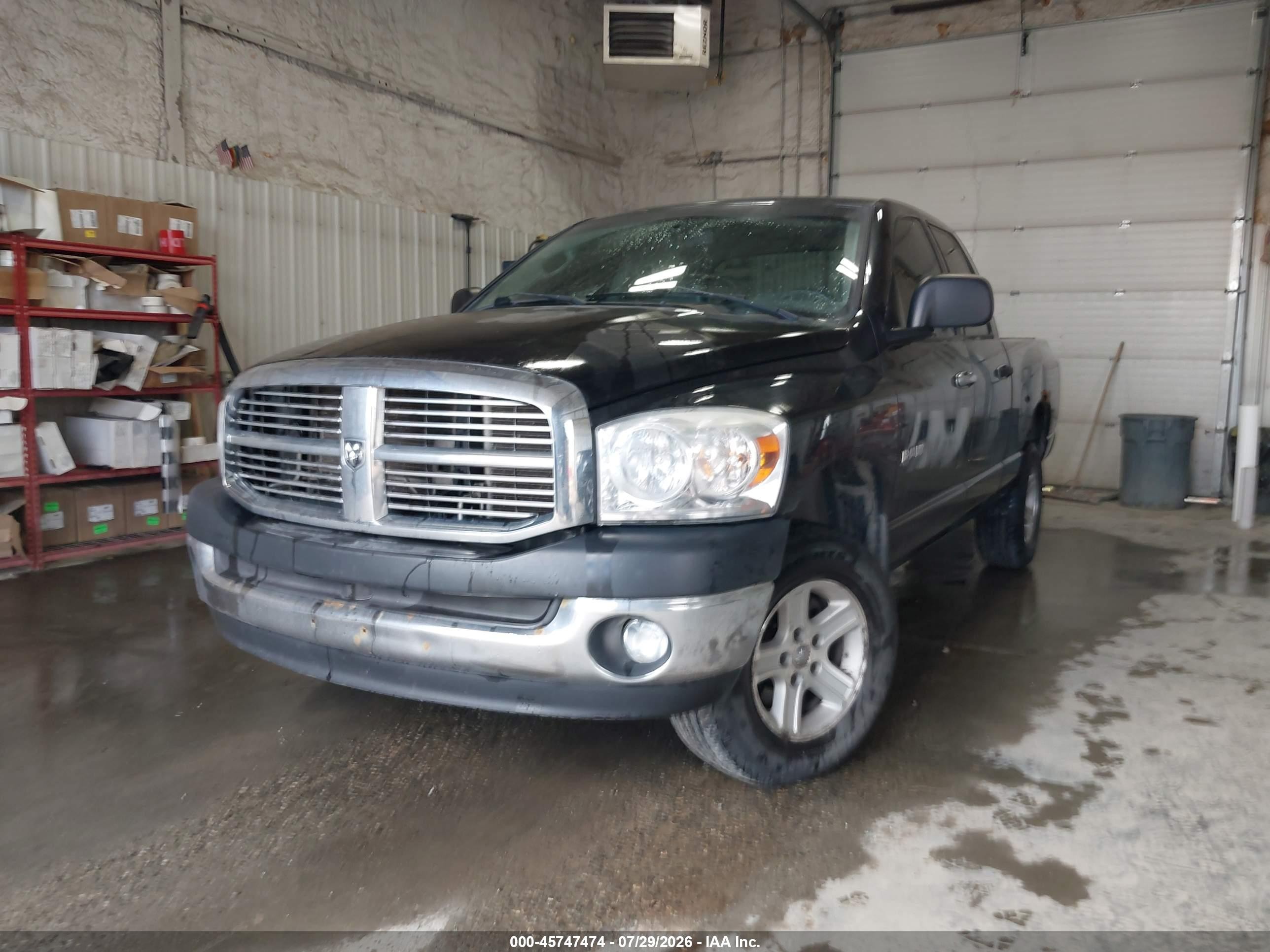 2008 Dodge Ram 1500 St/sxt Black vin: 1D7HU18N98J230239