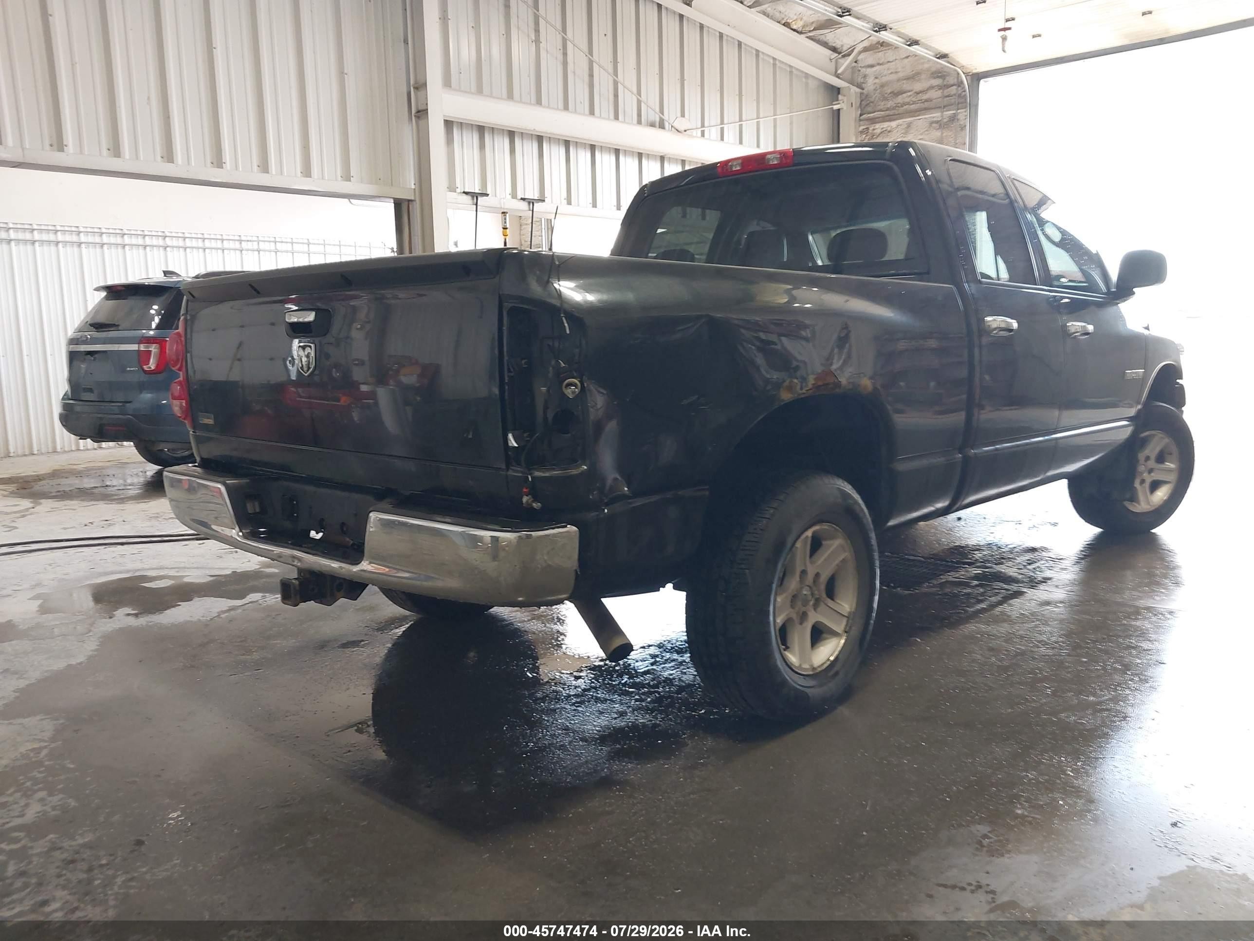 2008 Dodge Ram 1500 St/sxt Black vin: 1D7HU18N98J230239