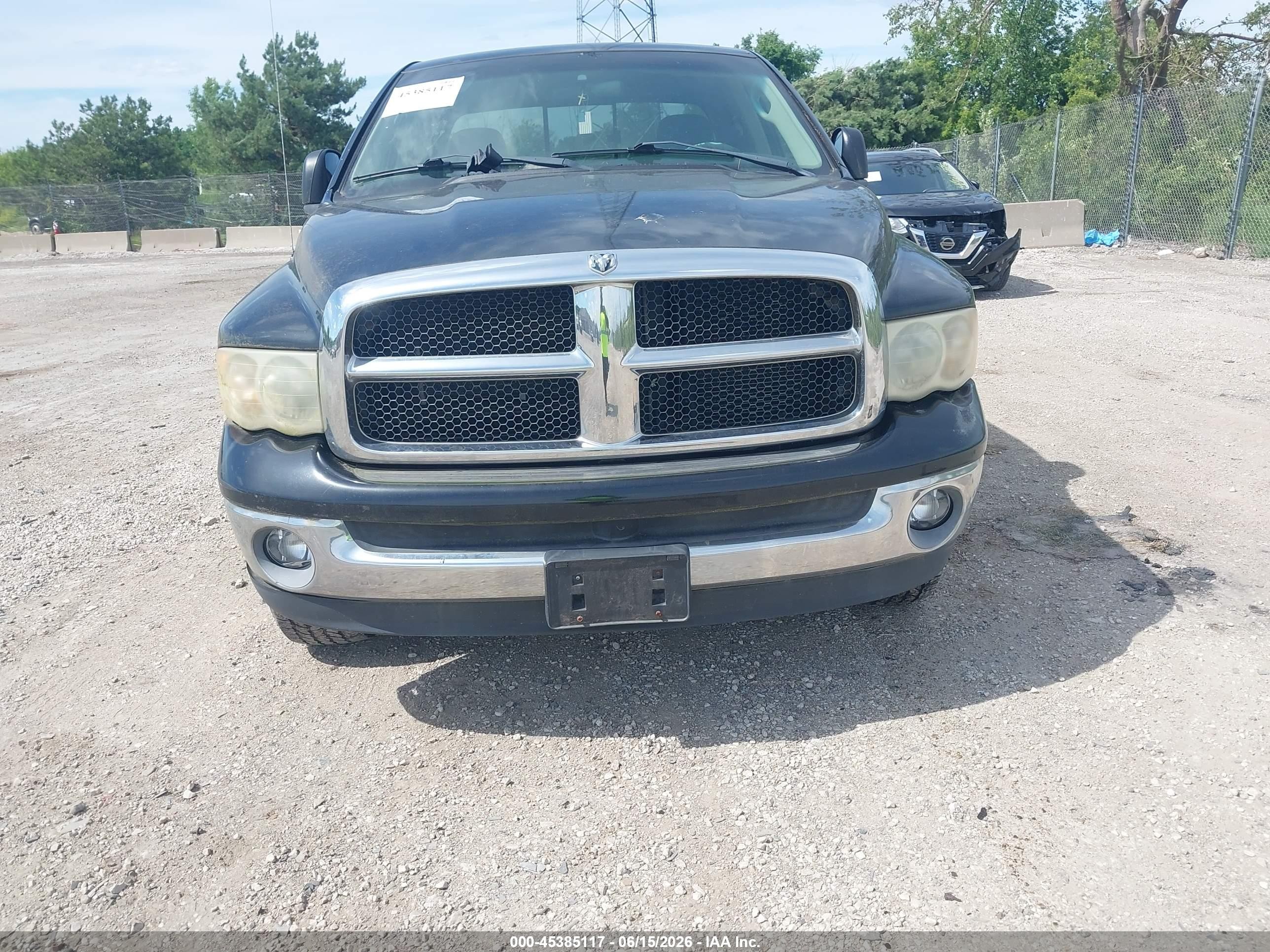 2003 Dodge Ram 1500 Slt/laramie/st Black vin: 1D7HU18NX3S200069