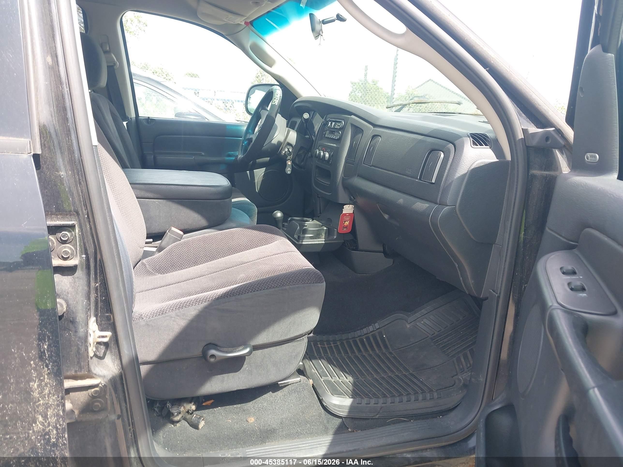 2003 Dodge Ram 1500 Slt/laramie/st Black vin: 1D7HU18NX3S200069
