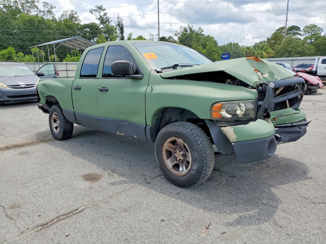 2005 Dodge Ram 1500 St Green vin: 1D7HU18NX5S268519