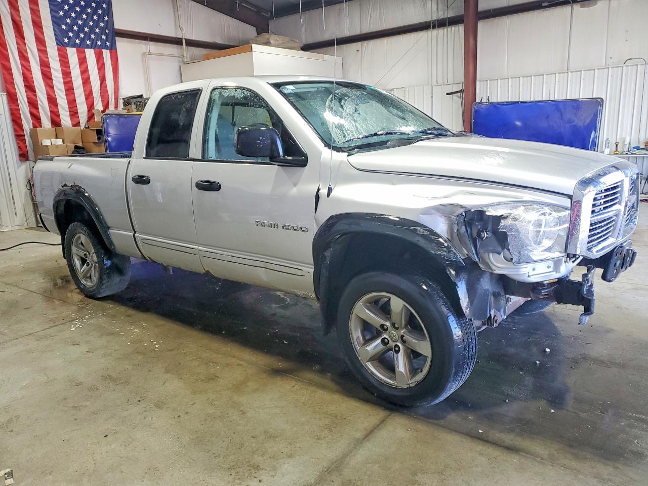 2007 Dodge Ram 1500 St Silver vin: 1D7HU18P07S187002