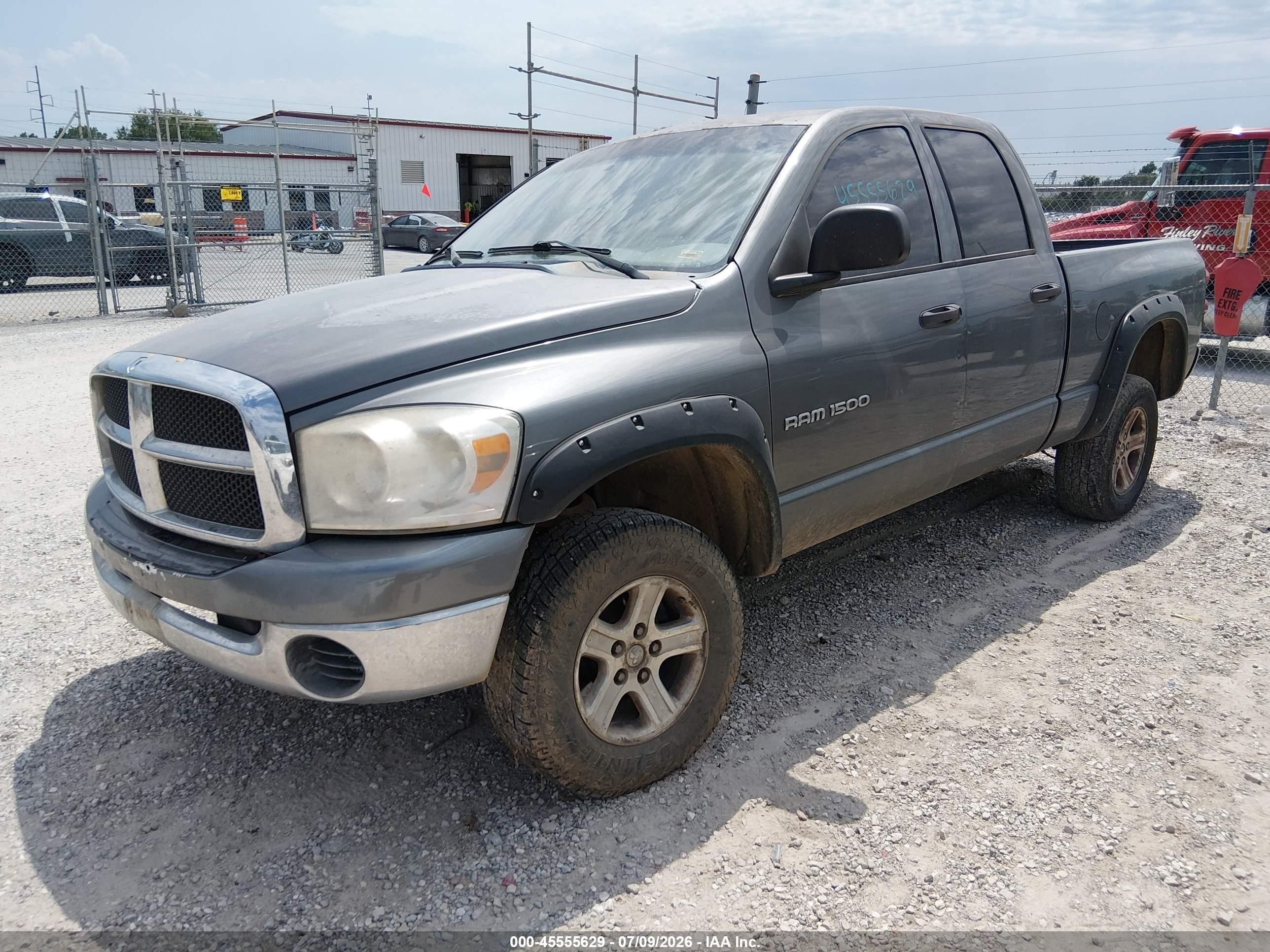 2007 Dodge Ram 1500 Slt/trx4 Off Road/sport Gray vin: 1D7HU18P07S220824
