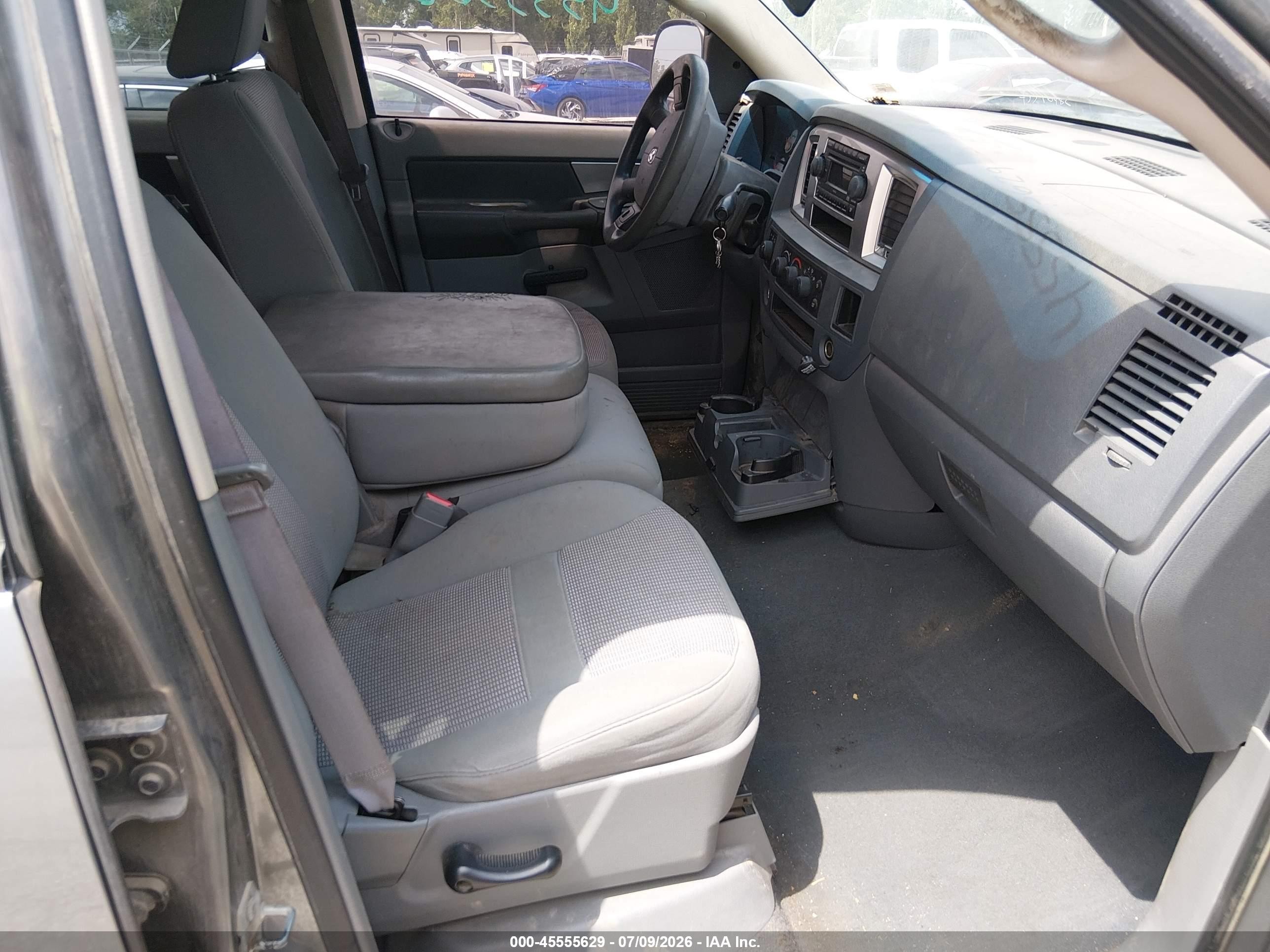 2007 Dodge Ram 1500 Slt/trx4 Off Road/sport Gray vin: 1D7HU18P07S220824