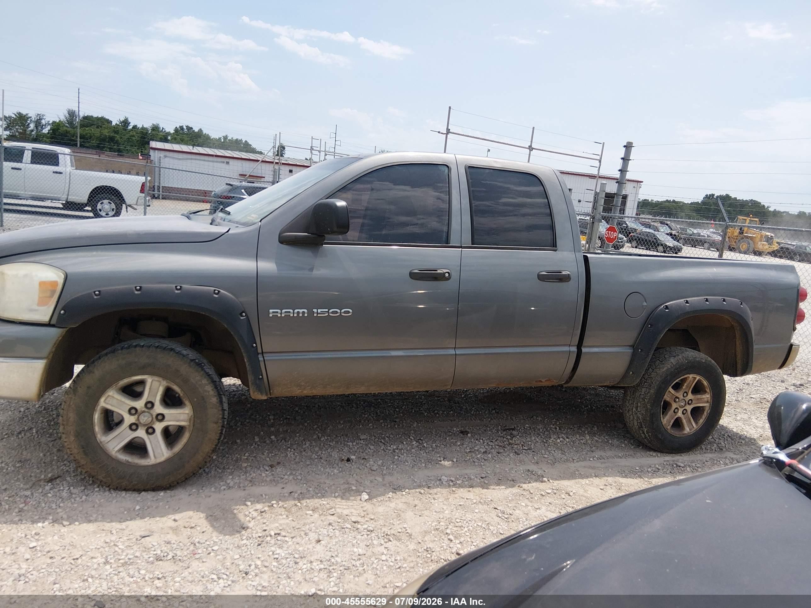 2007 Dodge Ram 1500 Slt/trx4 Off Road/sport Gray vin: 1D7HU18P07S220824