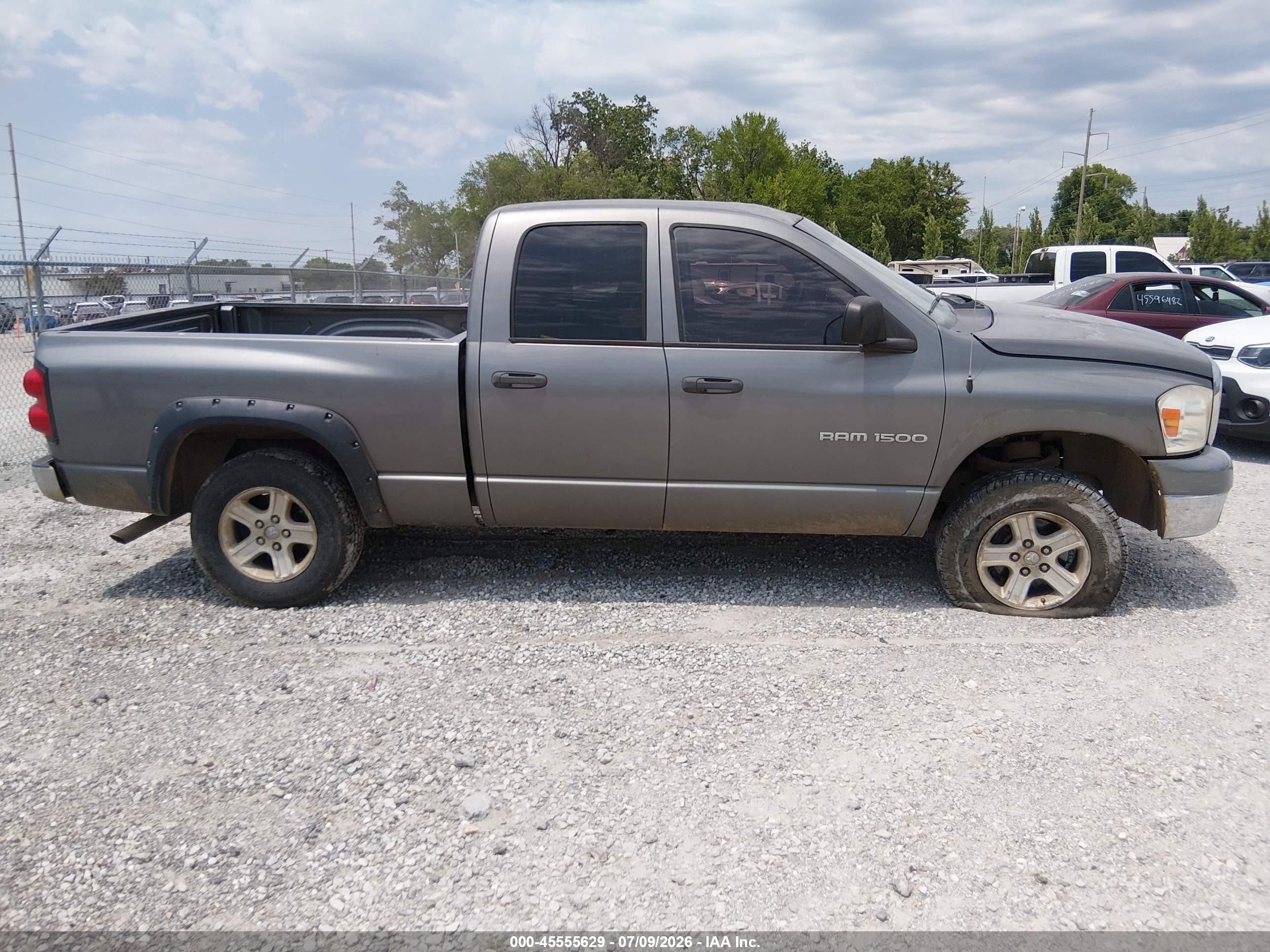 2007 Dodge Ram 1500 Slt/trx4 Off Road/sport Gray vin: 1D7HU18P07S220824