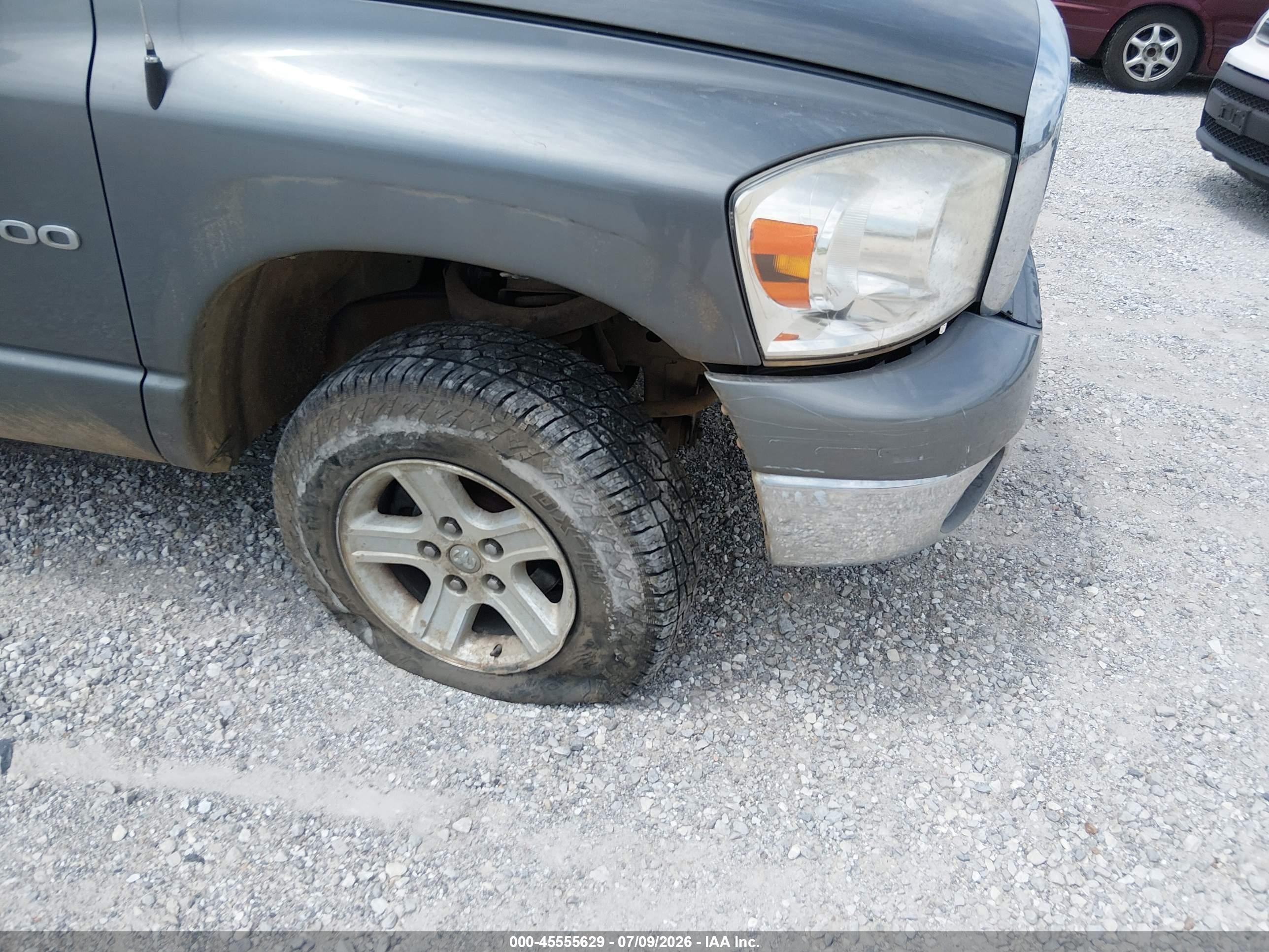 2007 Dodge Ram 1500 Slt/trx4 Off Road/sport Gray vin: 1D7HU18P07S220824