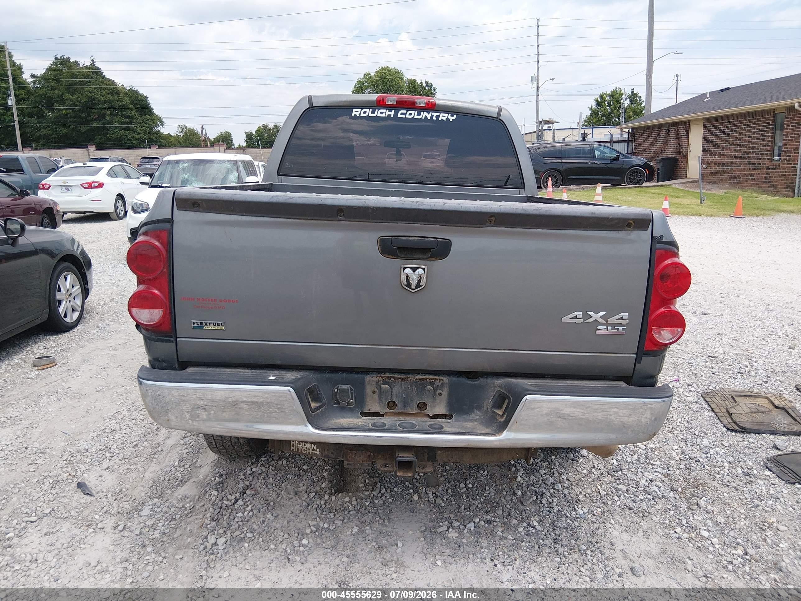 2007 Dodge Ram 1500 Slt/trx4 Off Road/sport Gray vin: 1D7HU18P07S220824