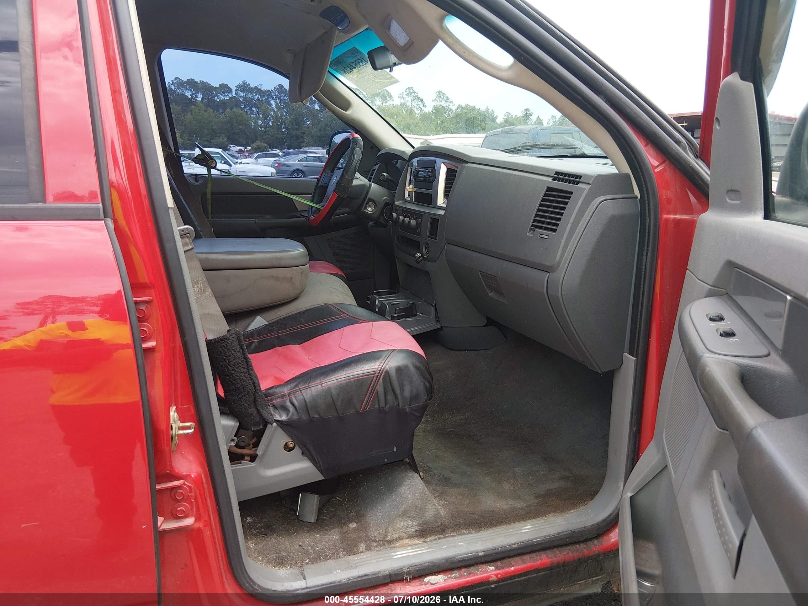 2007 Dodge Ram 1500 Slt/trx4 Off Road/sport Red vin: 1D7HU18P77S124026