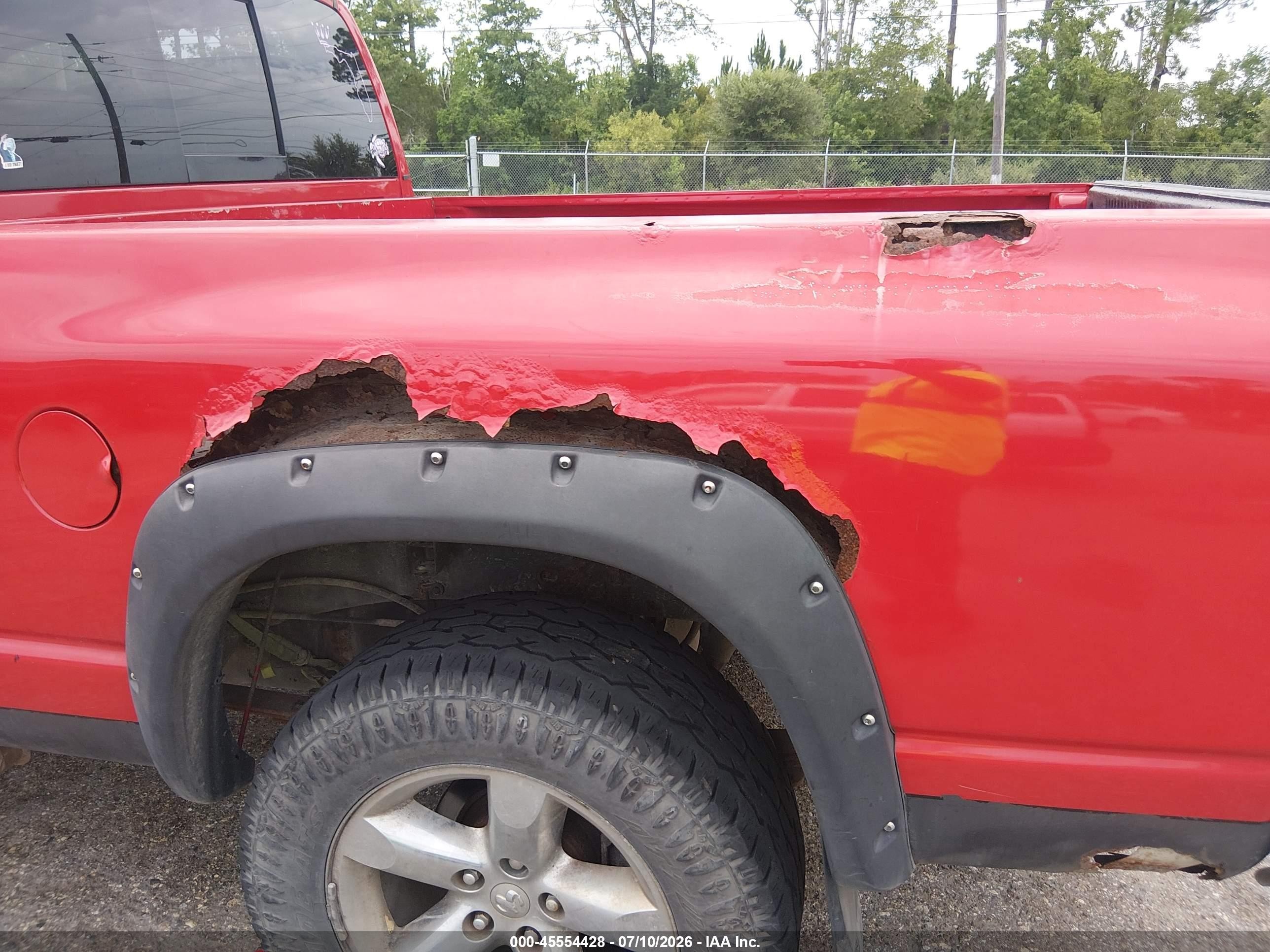 2007 Dodge Ram 1500 Slt/trx4 Off Road/sport Red vin: 1D7HU18P77S124026