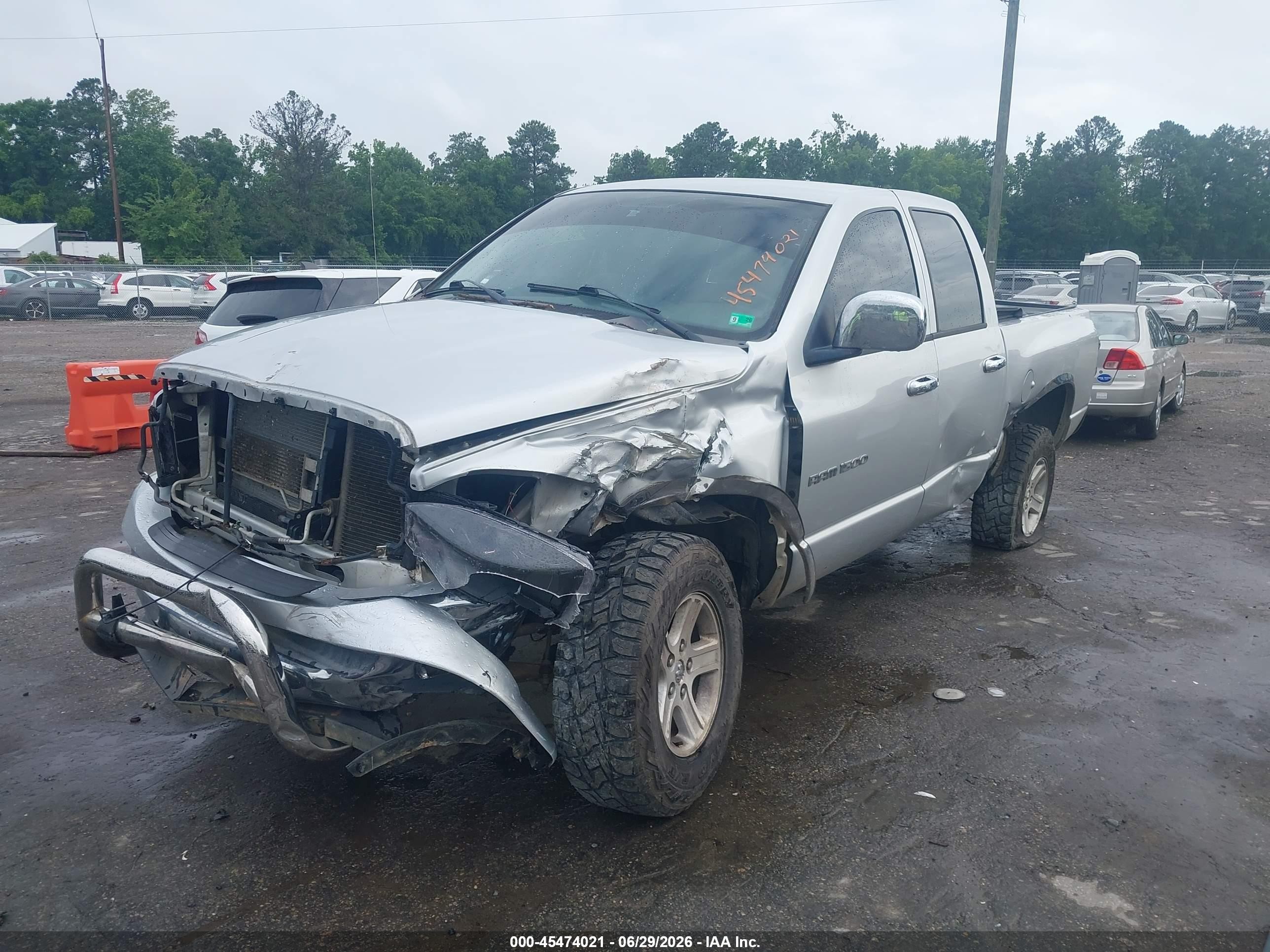 2007 Dodge Ram 1500 Slt/trx4 Off Road/sport Silver vin: 1D7HU18P77S235076