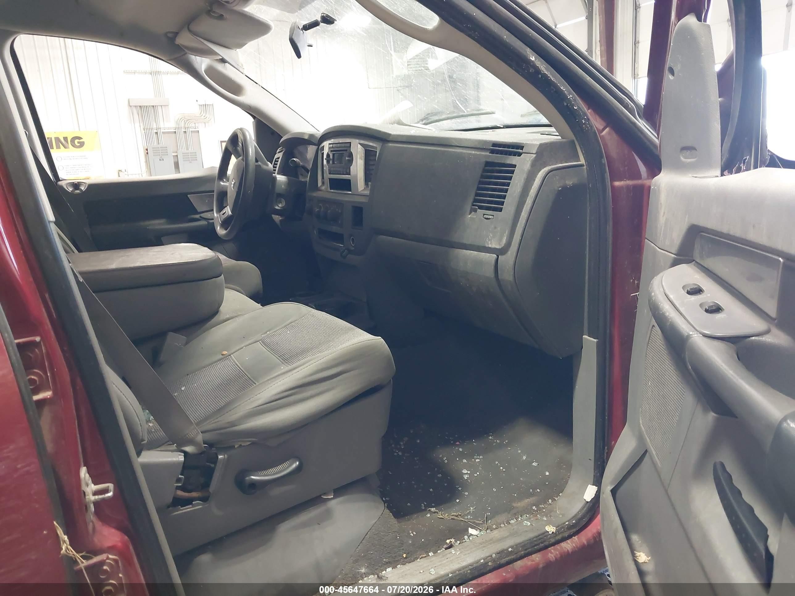 2007 Dodge Ram 1500 Slt/trx4 Off Road/sport Red vin: 1D7HU18P77S257708