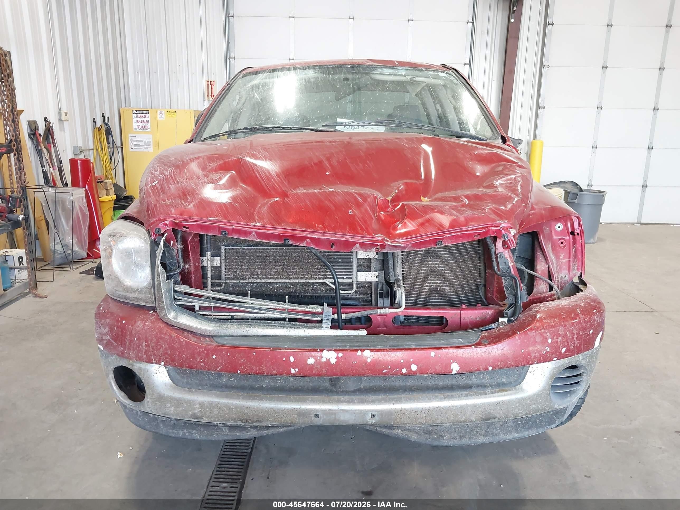 2007 Dodge Ram 1500 Slt/trx4 Off Road/sport Red vin: 1D7HU18P77S257708