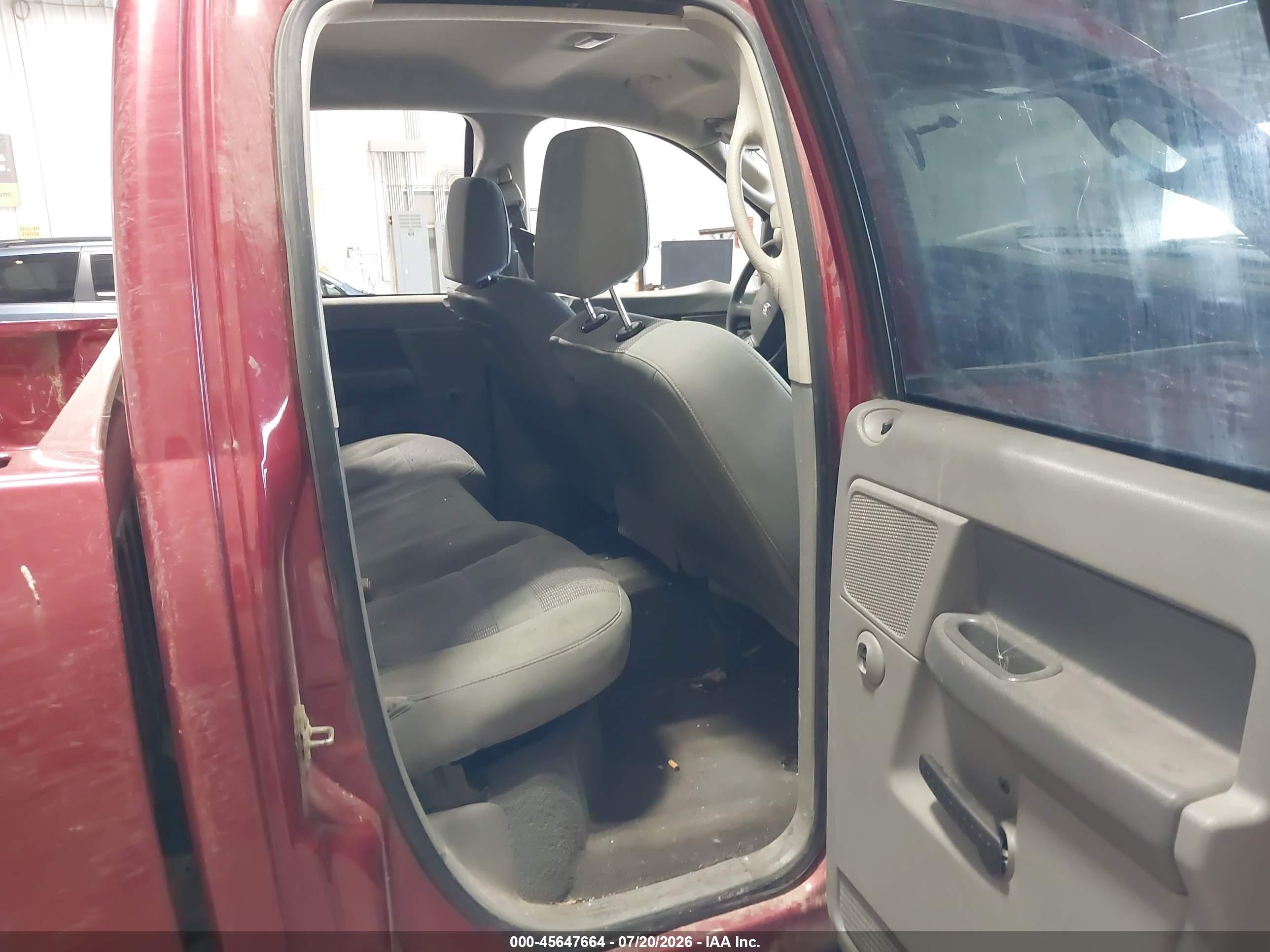 2007 Dodge Ram 1500 Slt/trx4 Off Road/sport Red vin: 1D7HU18P77S257708