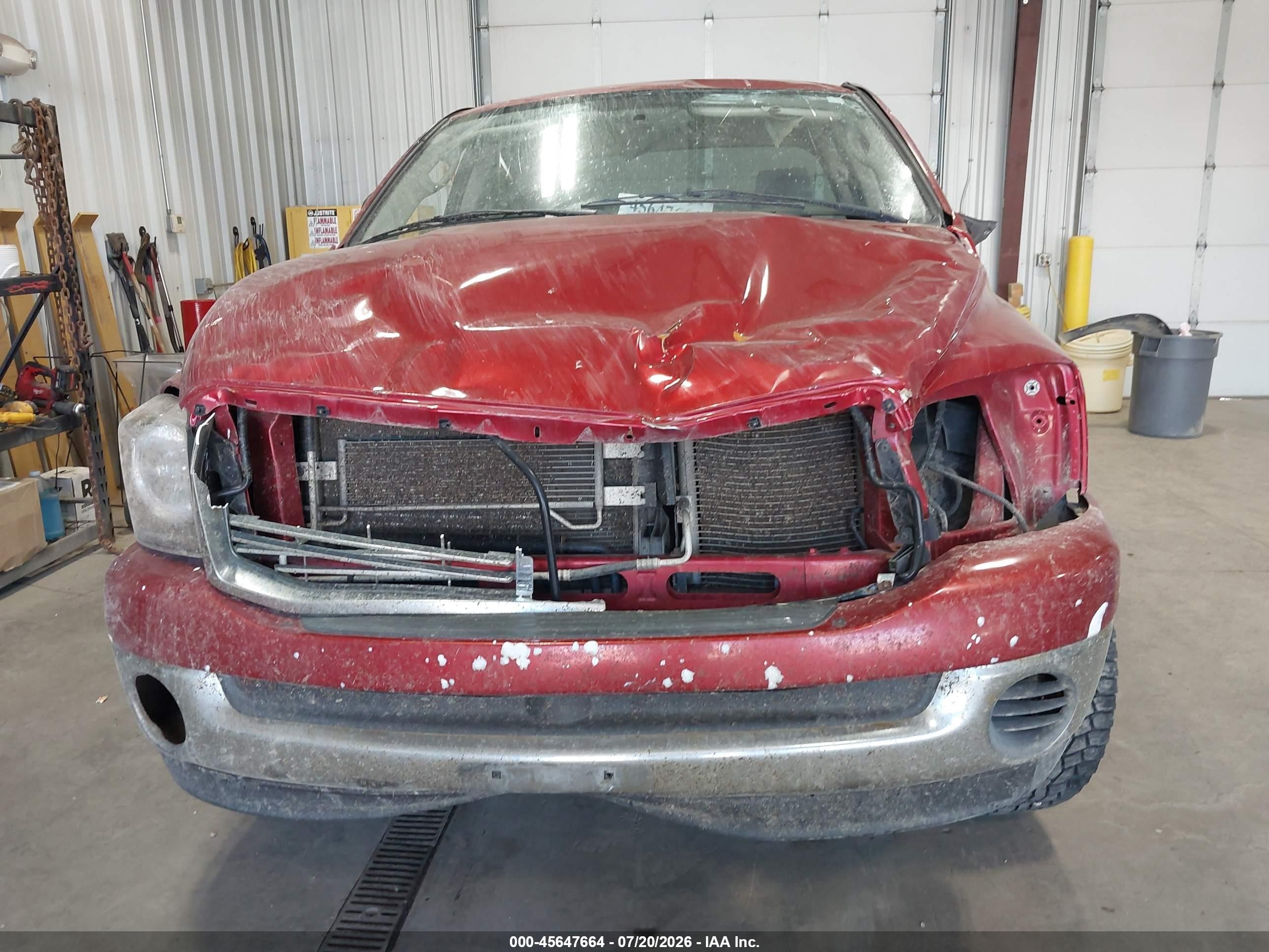 2007 Dodge Ram 1500 Slt/trx4 Off Road/sport Red vin: 1D7HU18P77S257708