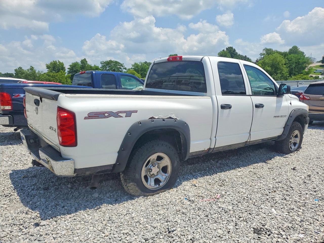 2007 Dodge Ram 1500 St White vin: 1D7HU18P87J637176