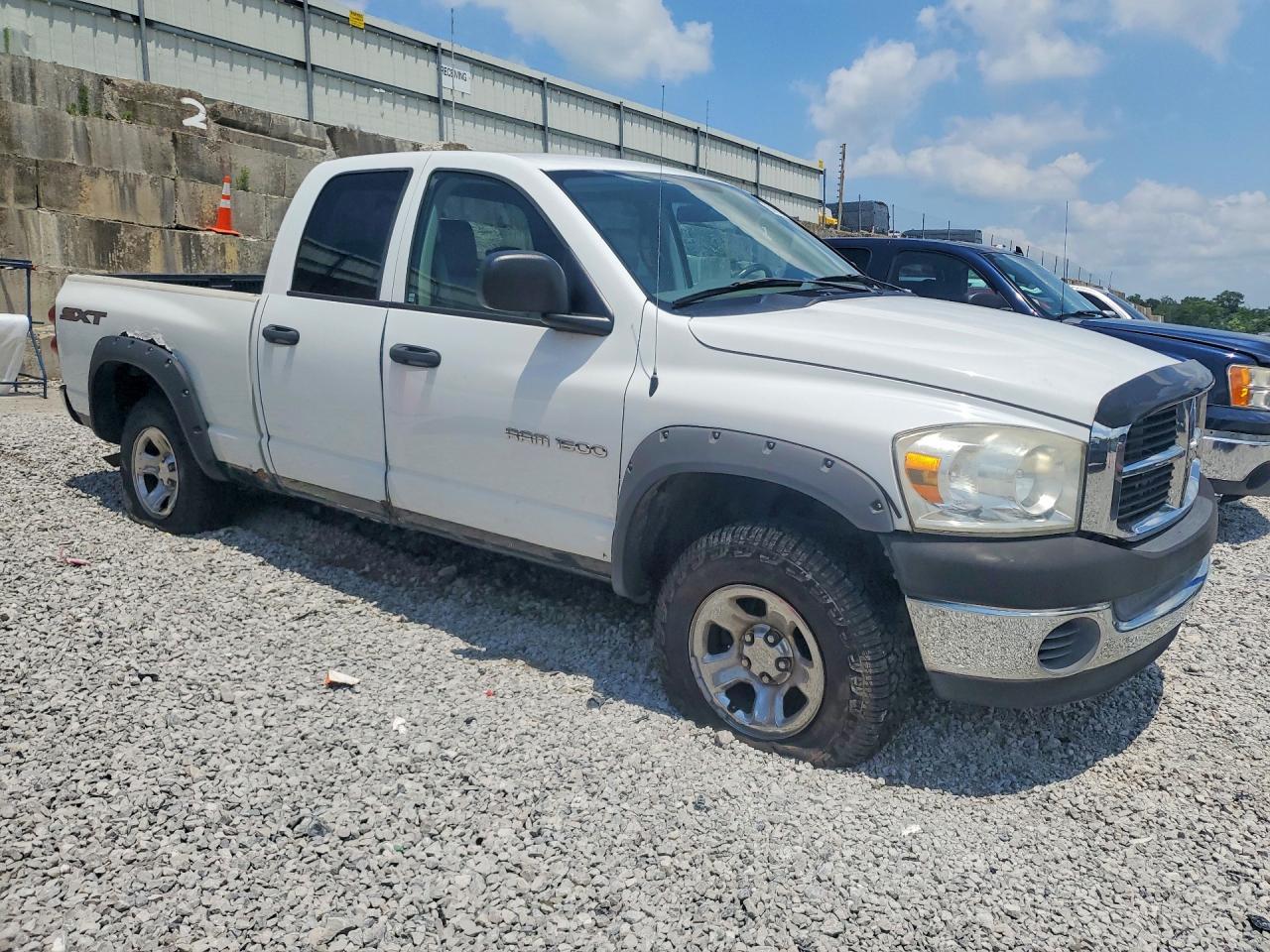 2007 Dodge Ram 1500 St White vin: 1D7HU18P87J637176