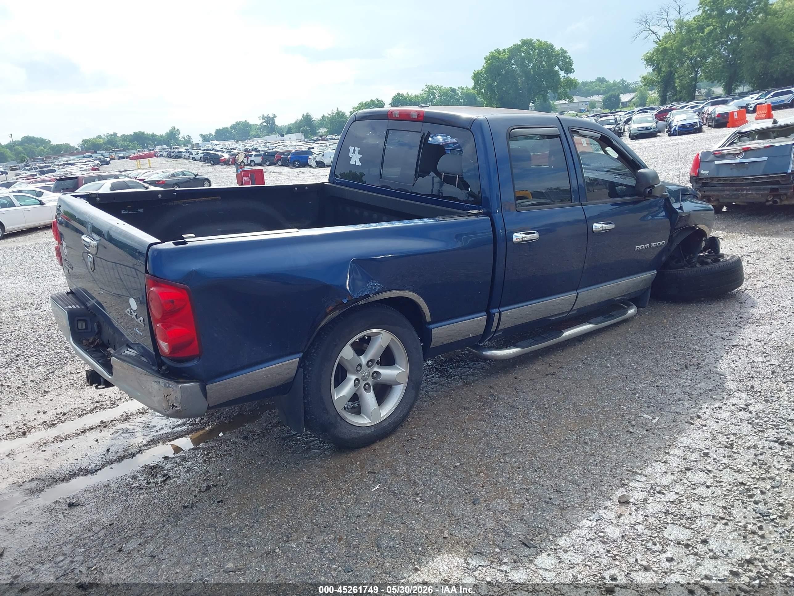 2007 Dodge Ram 1500 Slt/trx4 Off Road/sport Blue vin: 1D7HU18P97J624422