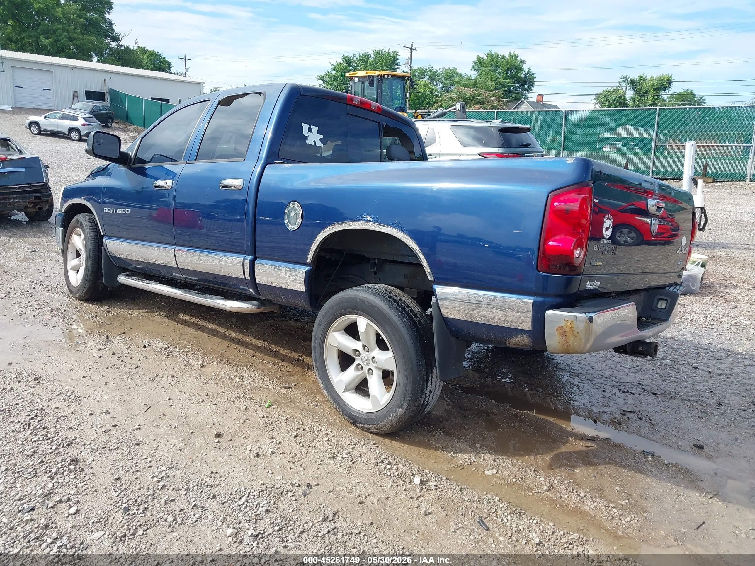 2007 Dodge Ram 1500 Slt/trx4 Off Road/sport Blue vin: 1D7HU18P97J624422
