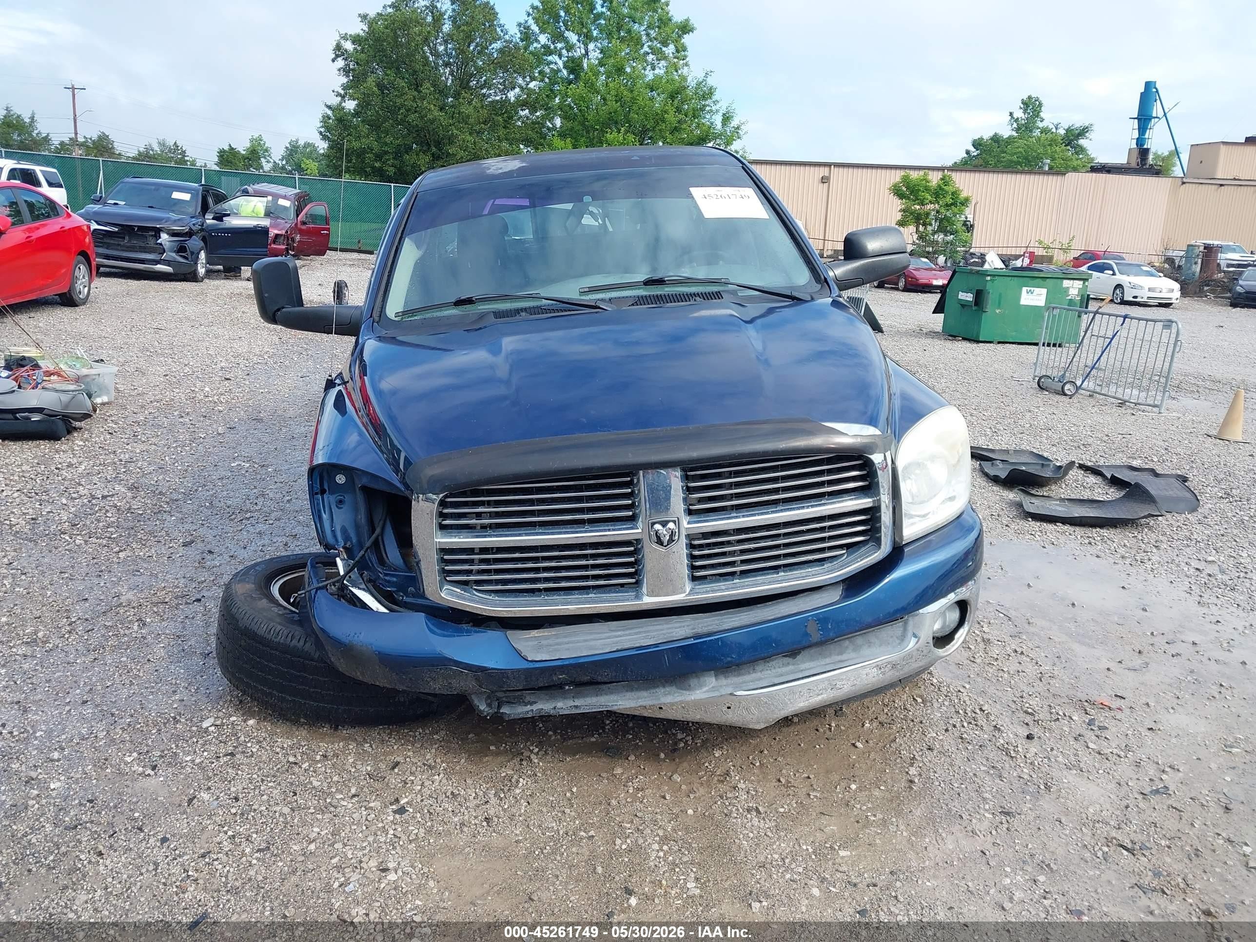 2007 Dodge Ram 1500 Slt/trx4 Off Road/sport Blue vin: 1D7HU18P97J624422