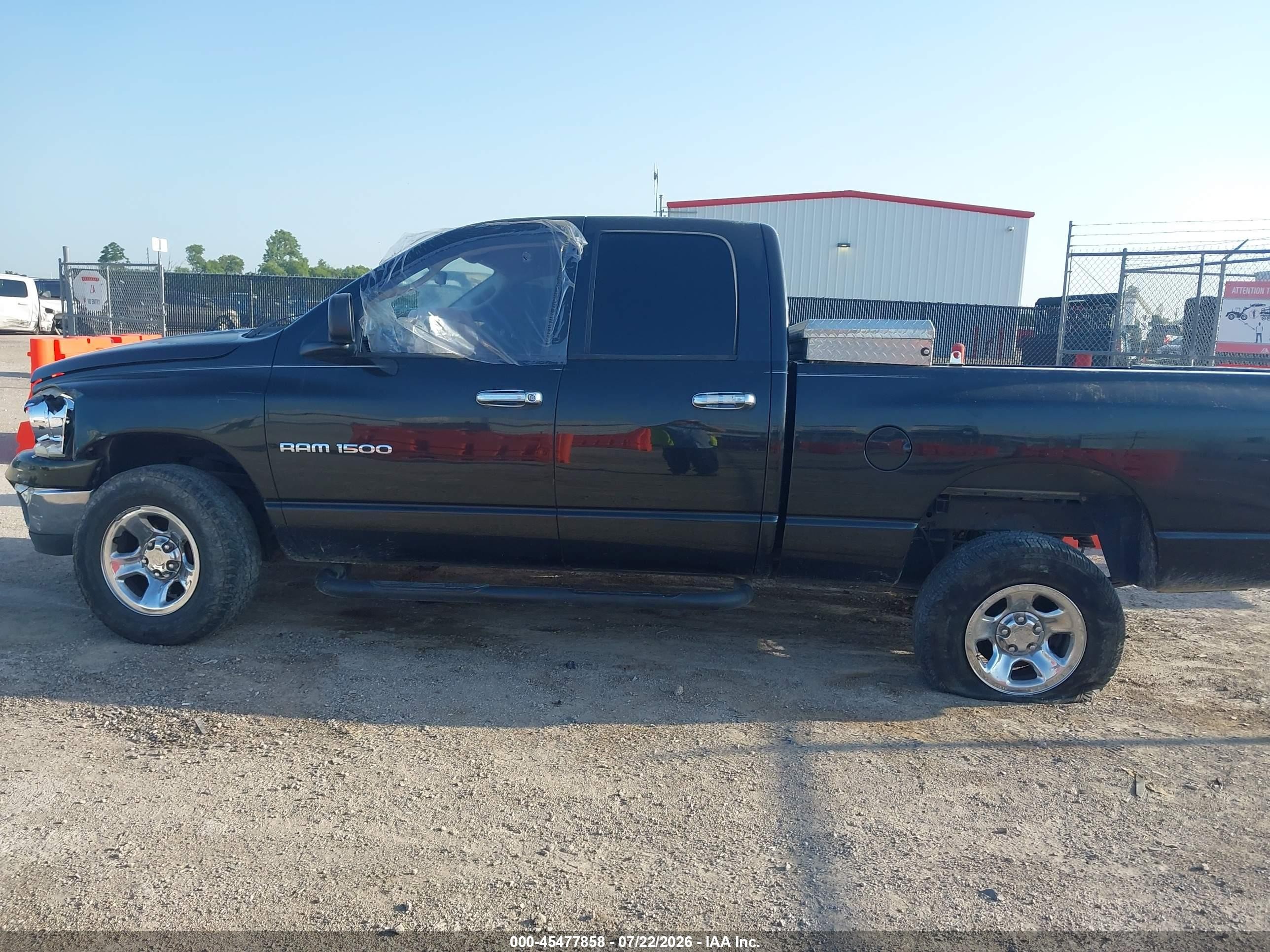 2007 Dodge Ram 1500 Slt/trx4 Off Road/sport Black vin: 1D7HU18P97S146626
