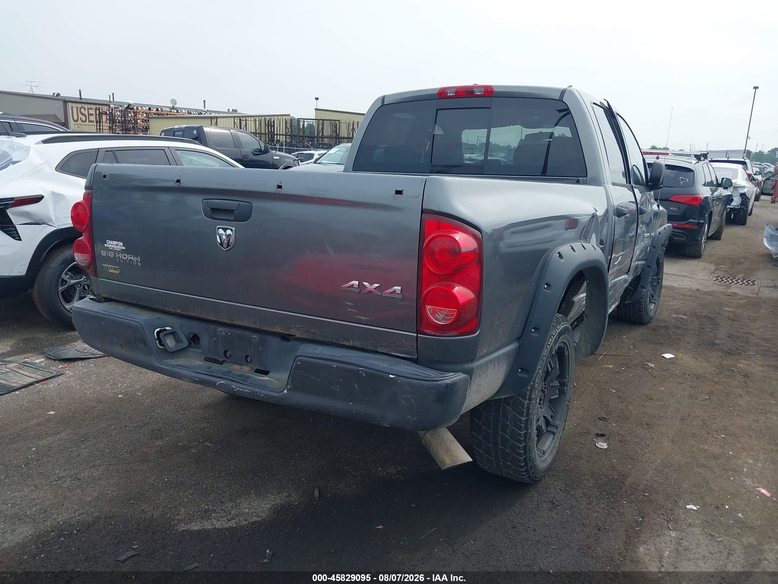 2007 Dodge Ram 1500 St/slt Gray vin: 1D7HU18PX7S241745