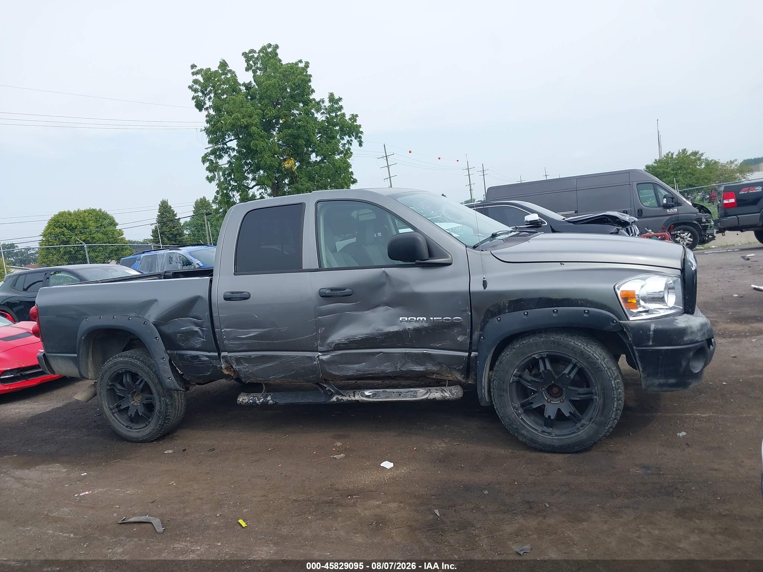 2007 Dodge Ram 1500 St/slt Gray vin: 1D7HU18PX7S241745