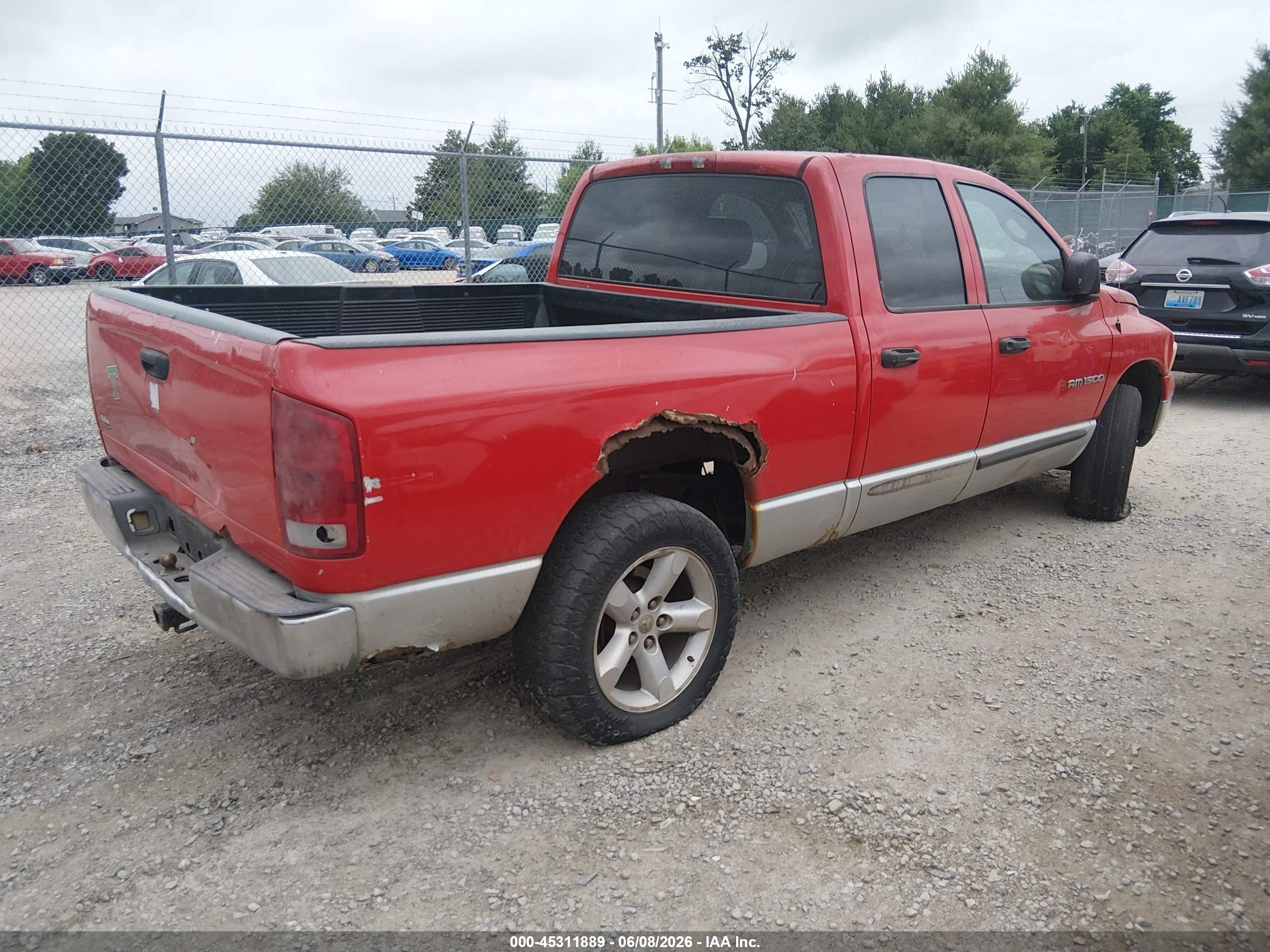 2002 Dodge Ram 1500 St Red vin: 1D7HU18Z12S521385