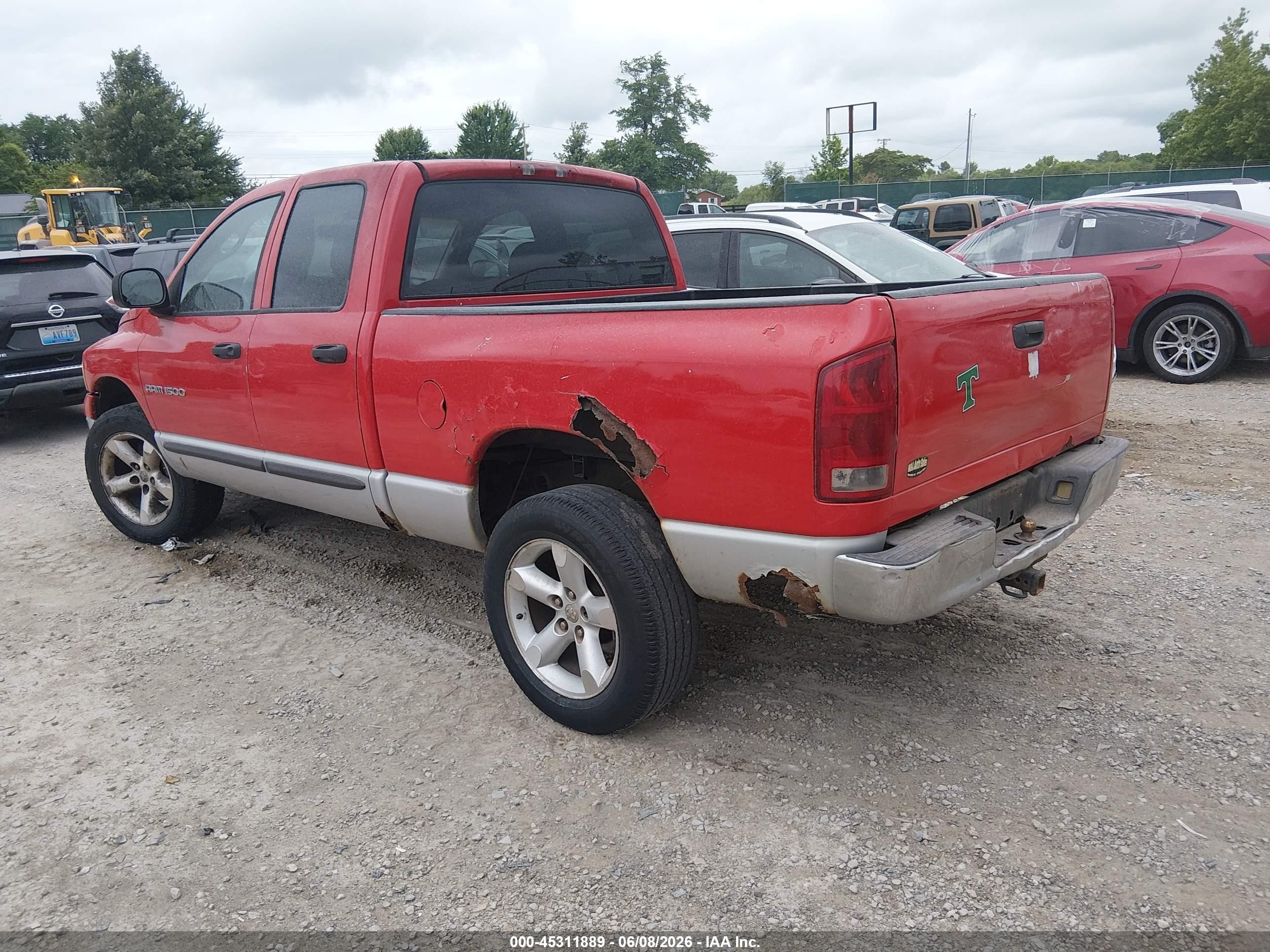 2002 Dodge Ram 1500 St Red vin: 1D7HU18Z12S521385