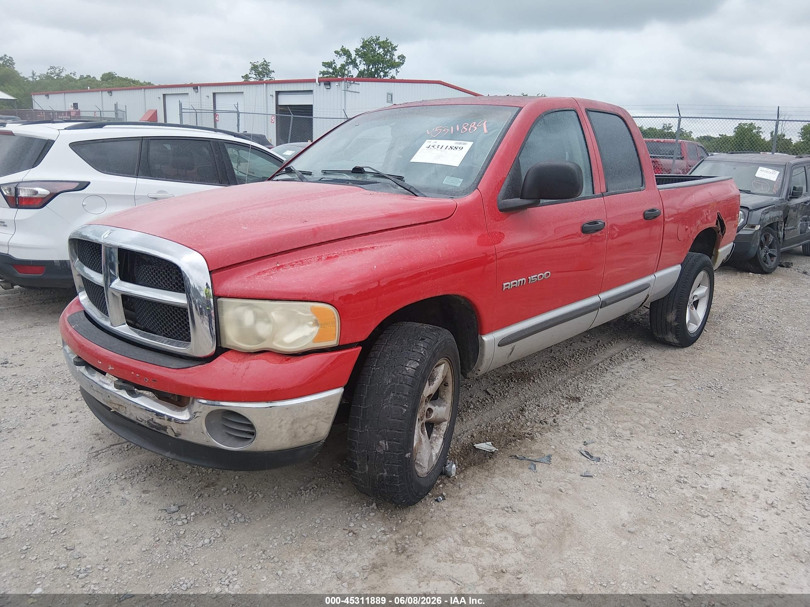 2002 Dodge Ram 1500 St Red vin: 1D7HU18Z12S521385