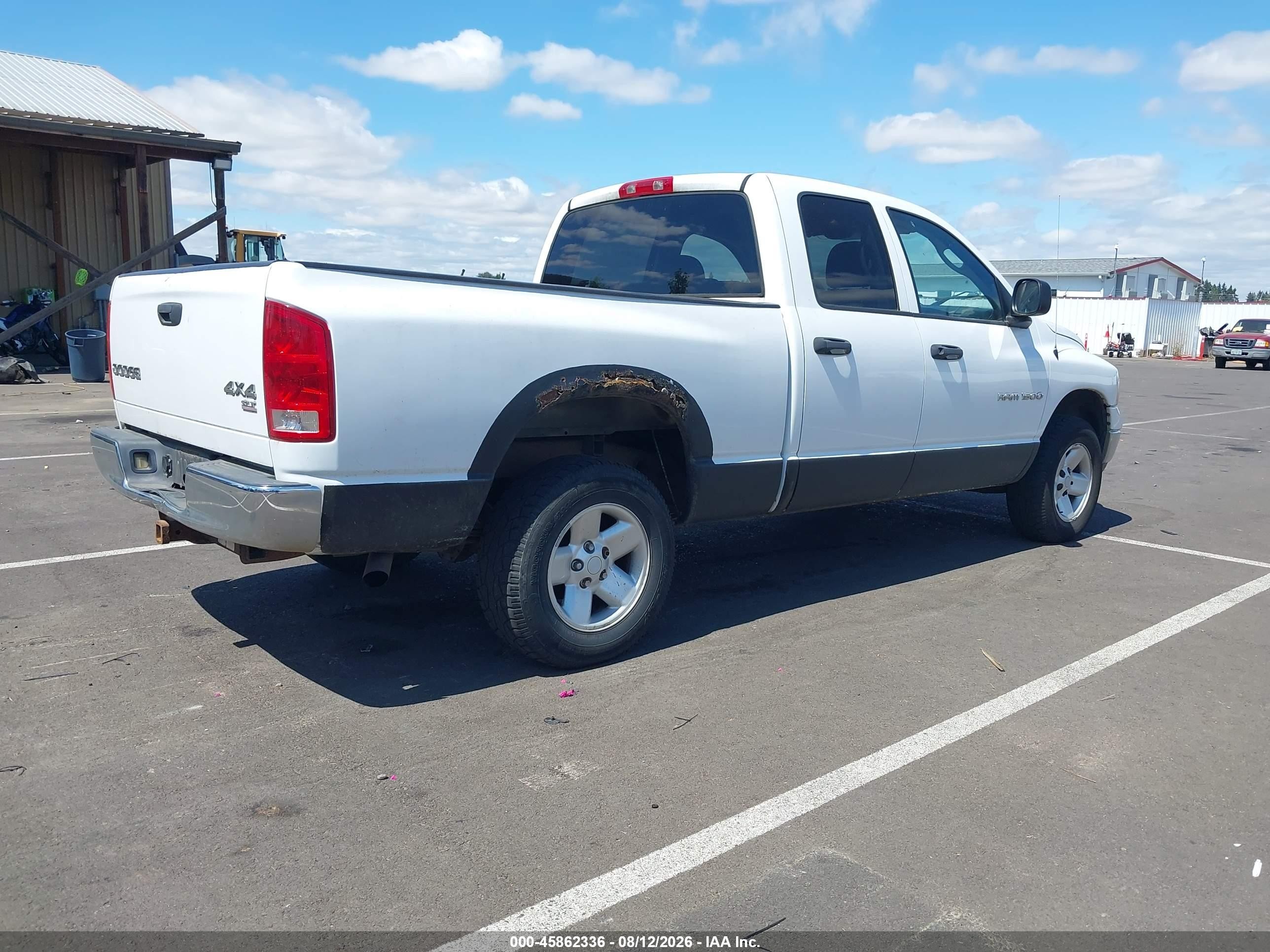 2003 Dodge Ram 1500 Slt/laramie/st Белый vin: 1D7HU18Z13J509969