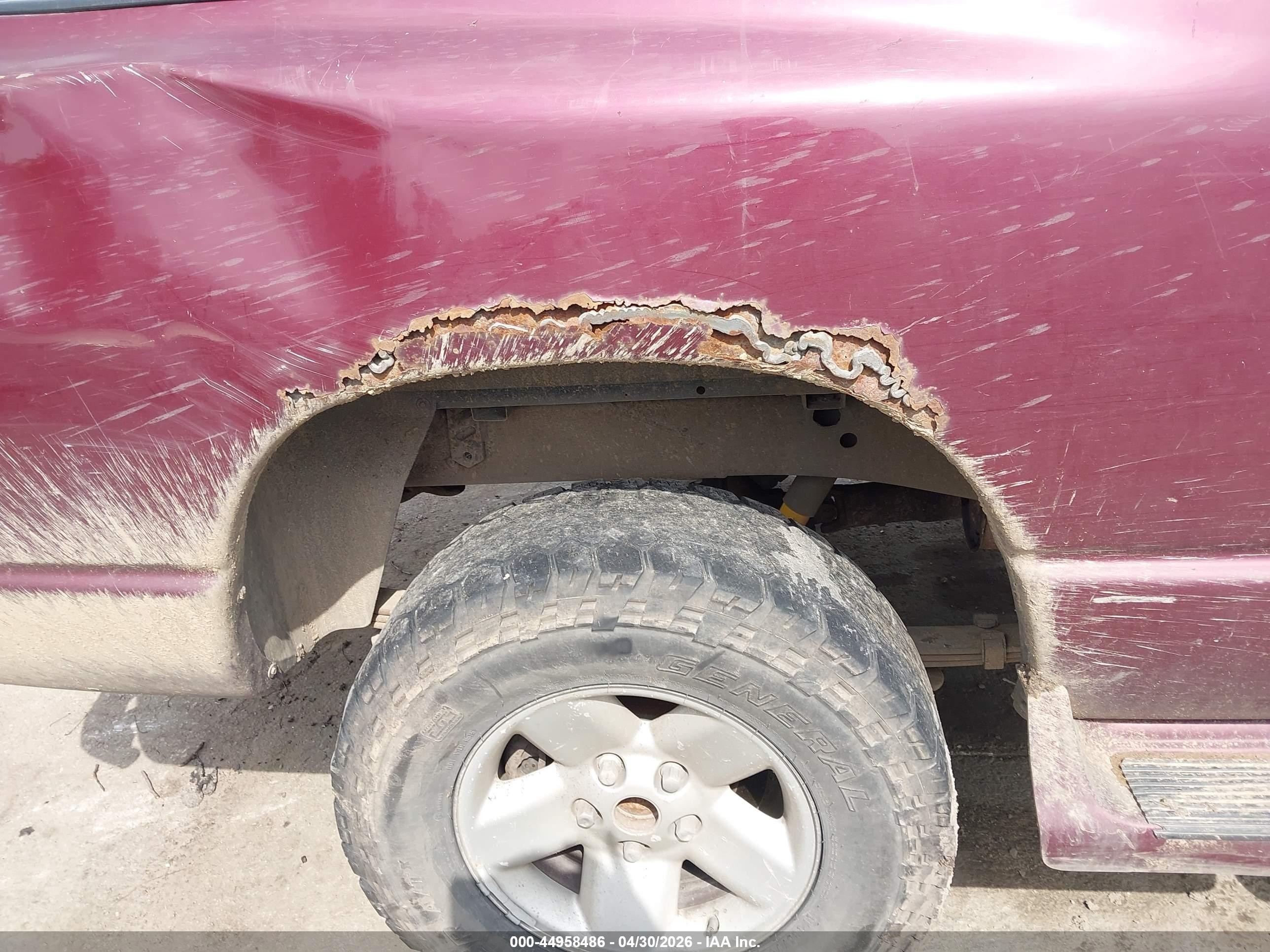 2003 Dodge Ram 1500 Slt/laramie/st Red vin: 1D7HU18Z33J510332
