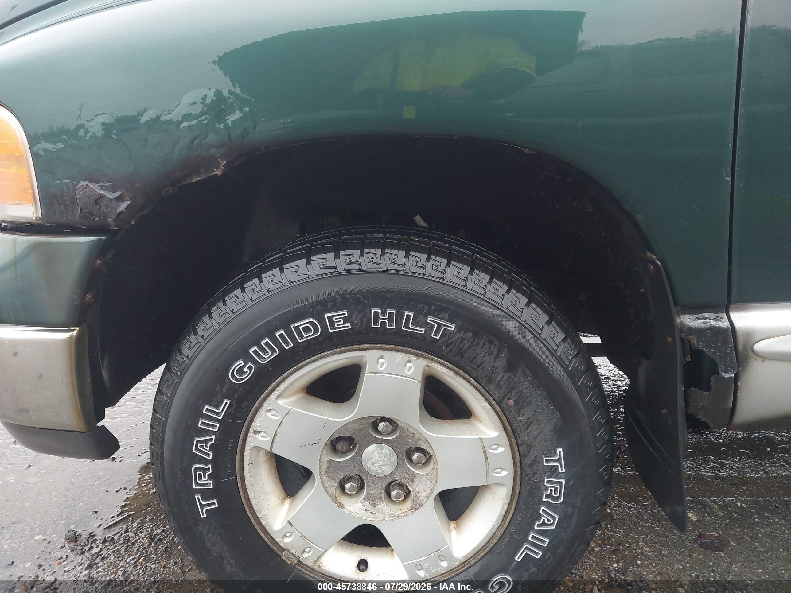 2002 Dodge Ram 1500 St Green vin: 1D7HU18Z52S674688