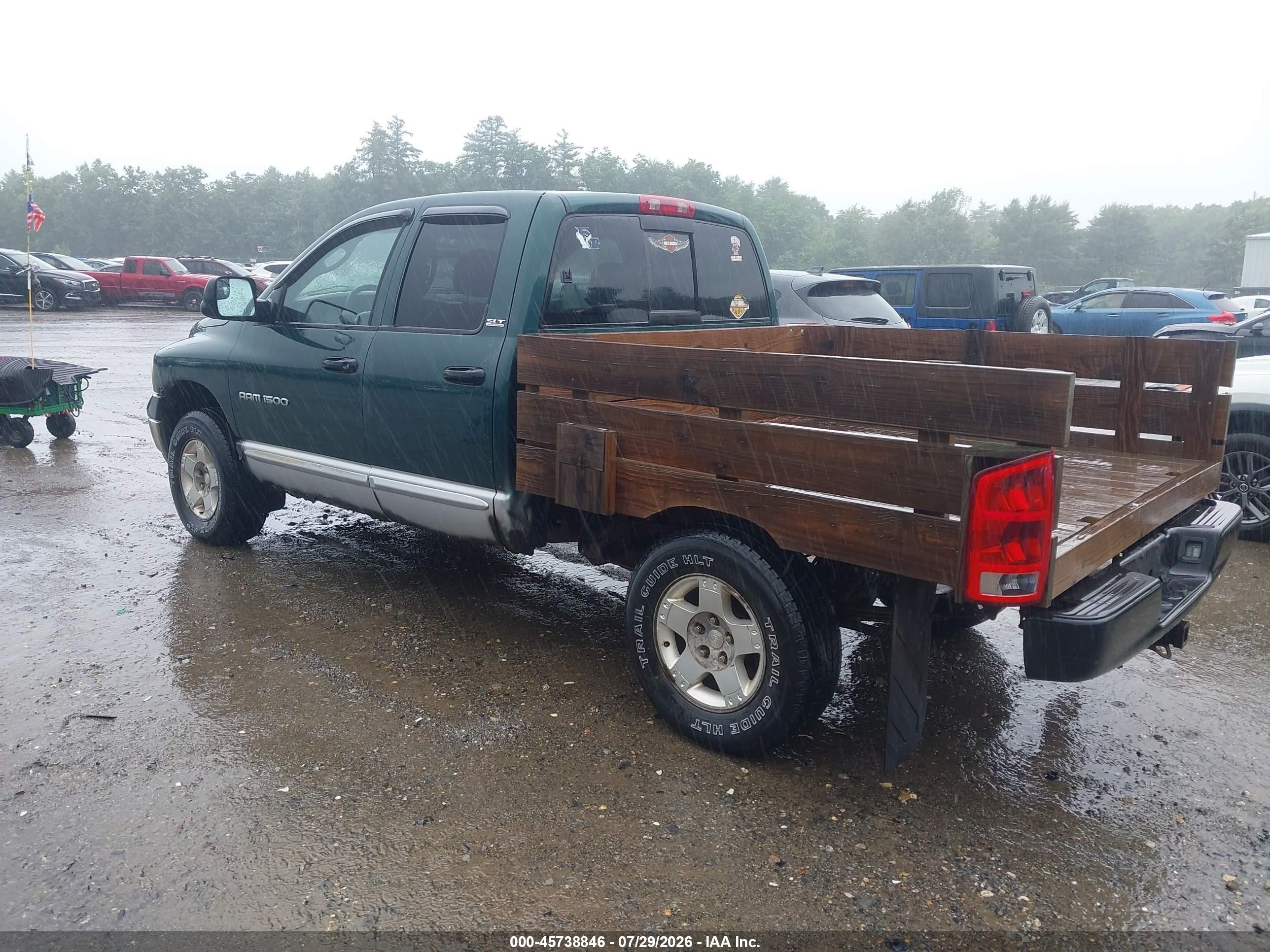 2002 Dodge Ram 1500 St Green vin: 1D7HU18Z52S674688
