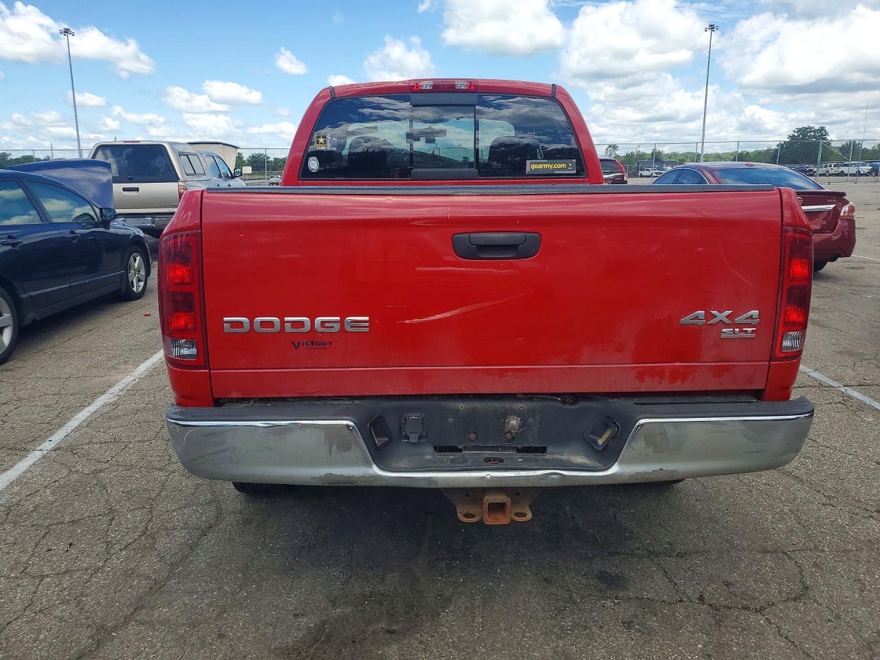 2003 Dodge Ram 1500 St Red vin: 1D7HU18Z63S201755