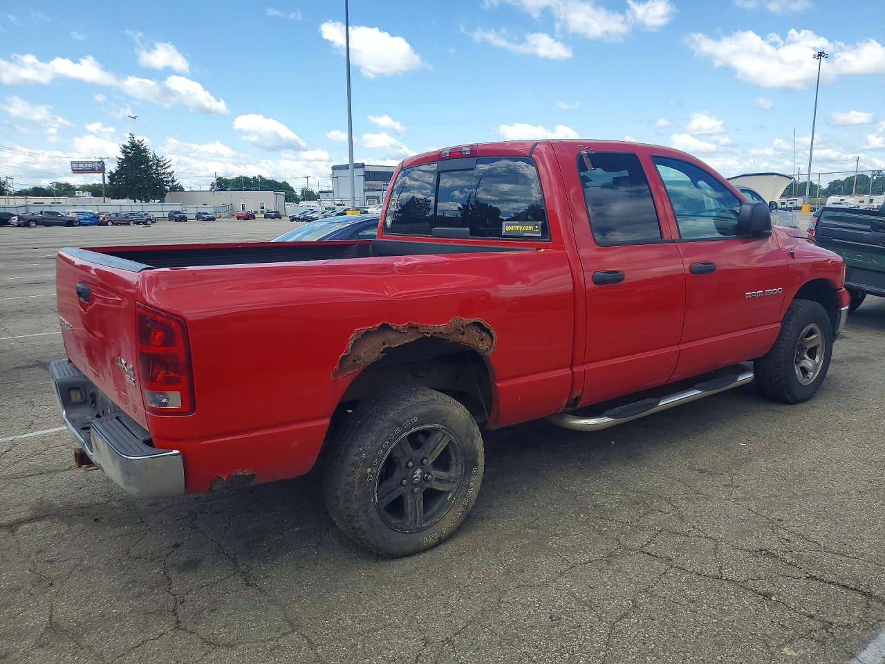2003 Dodge Ram 1500 St Red vin: 1D7HU18Z63S201755