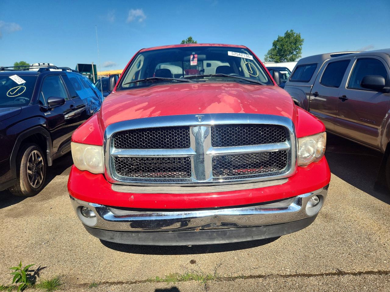 2003 Dodge Ram 1500 St Red vin: 1D7HU18Z63S201755