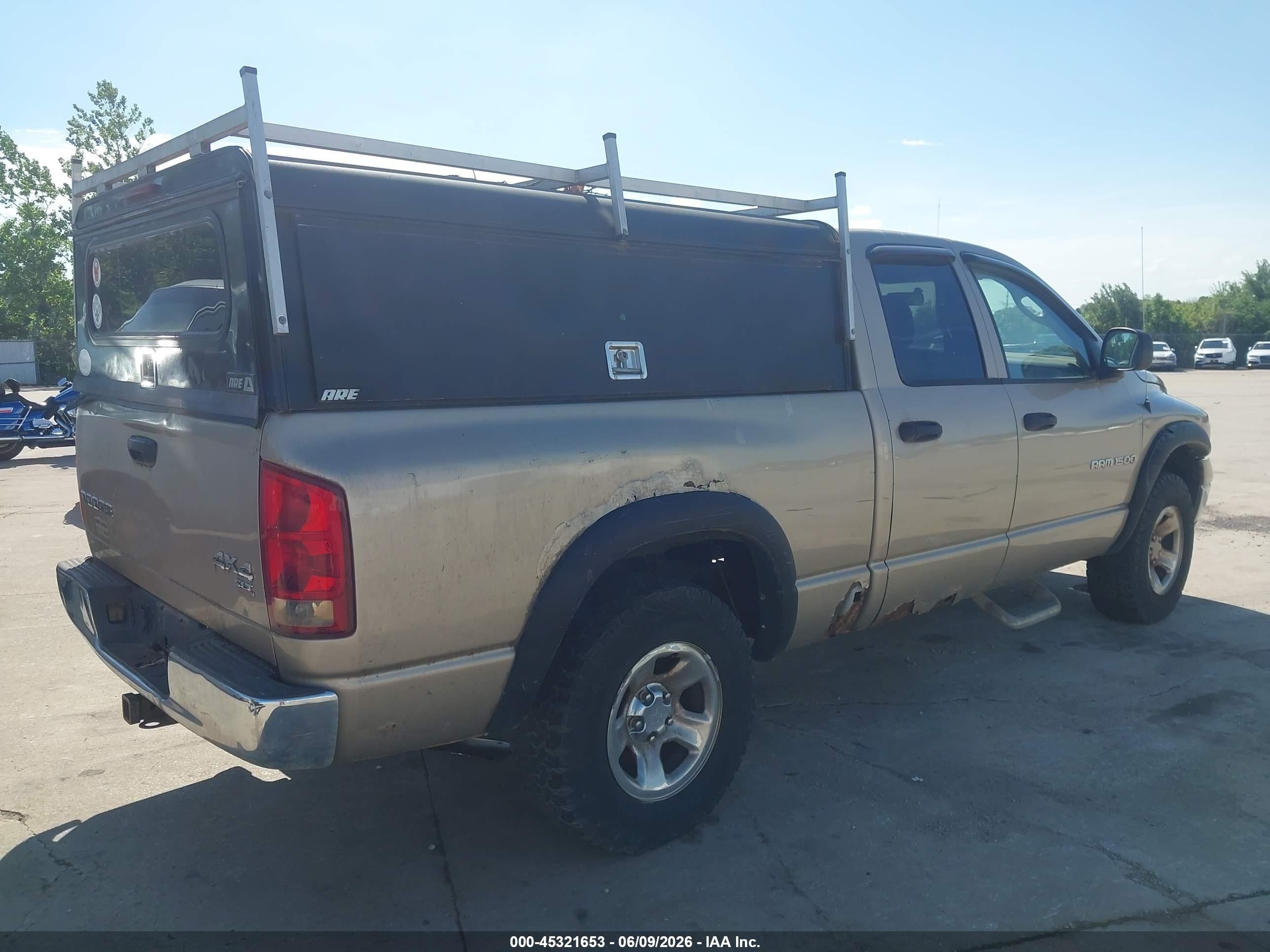 2003 Dodge Ram 1500 Slt/laramie/st Gold vin: 1D7HU18Z73S117427
