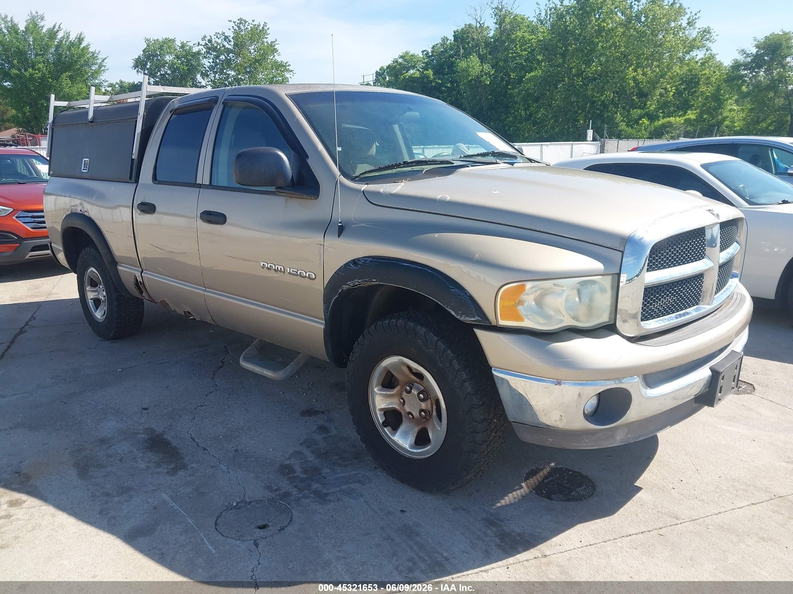 2003 Dodge Ram 1500 Slt/laramie/st Gold vin: 1D7HU18Z73S117427