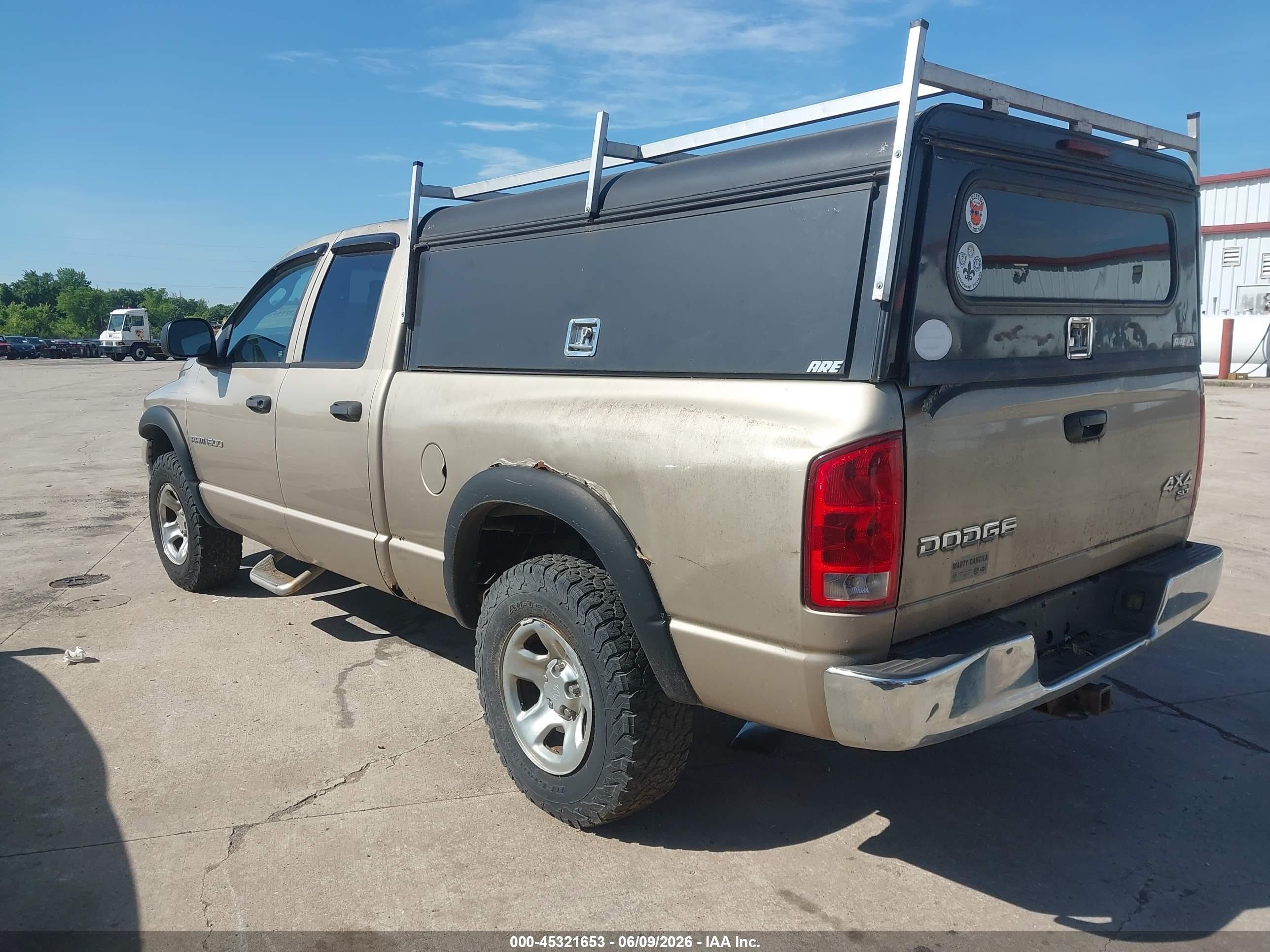 2003 Dodge Ram 1500 Slt/laramie/st Gold vin: 1D7HU18Z73S117427