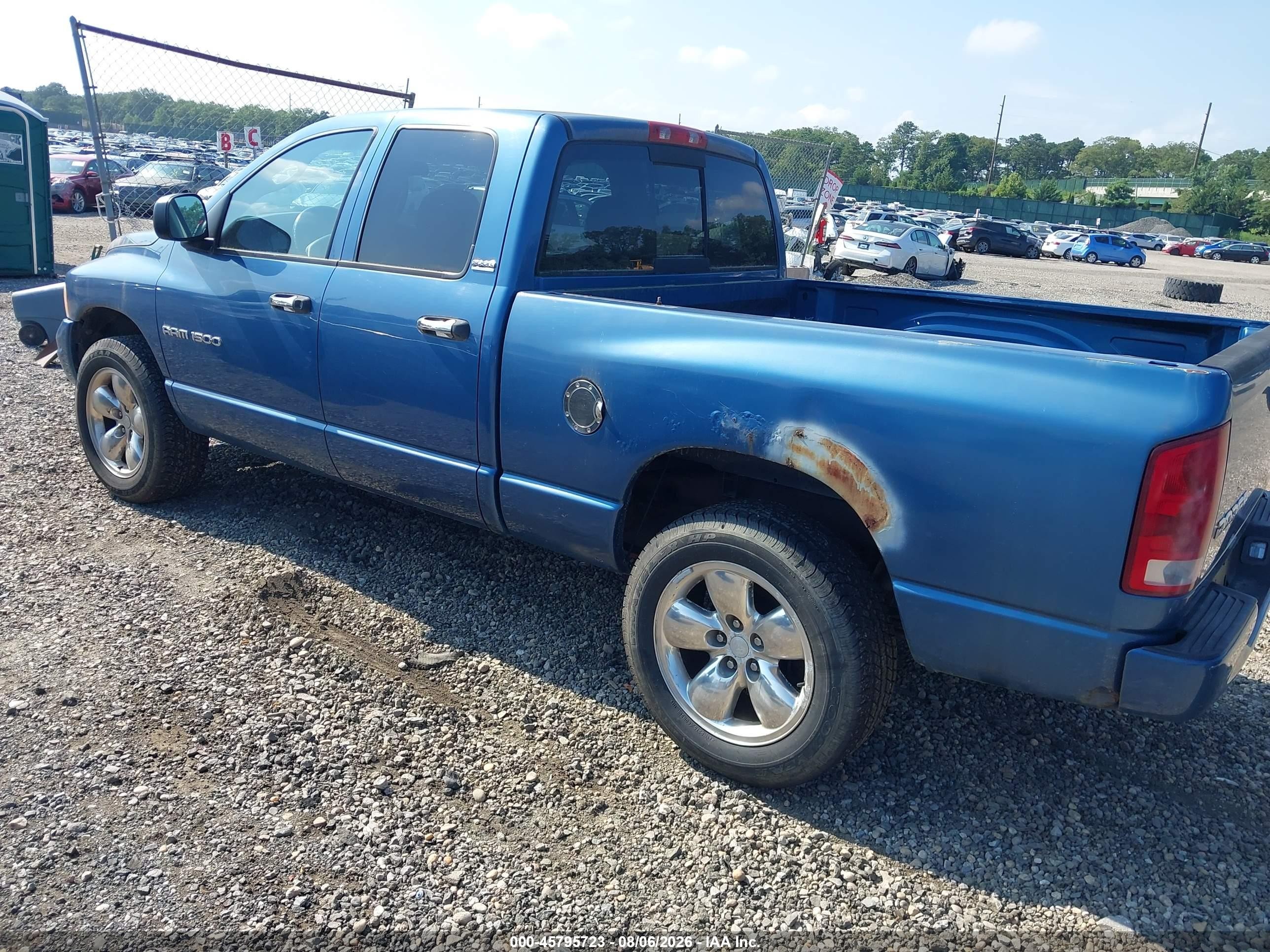 2002 Dodge Ram 1500 St Синий vin: 1D7HU18Z92J206663