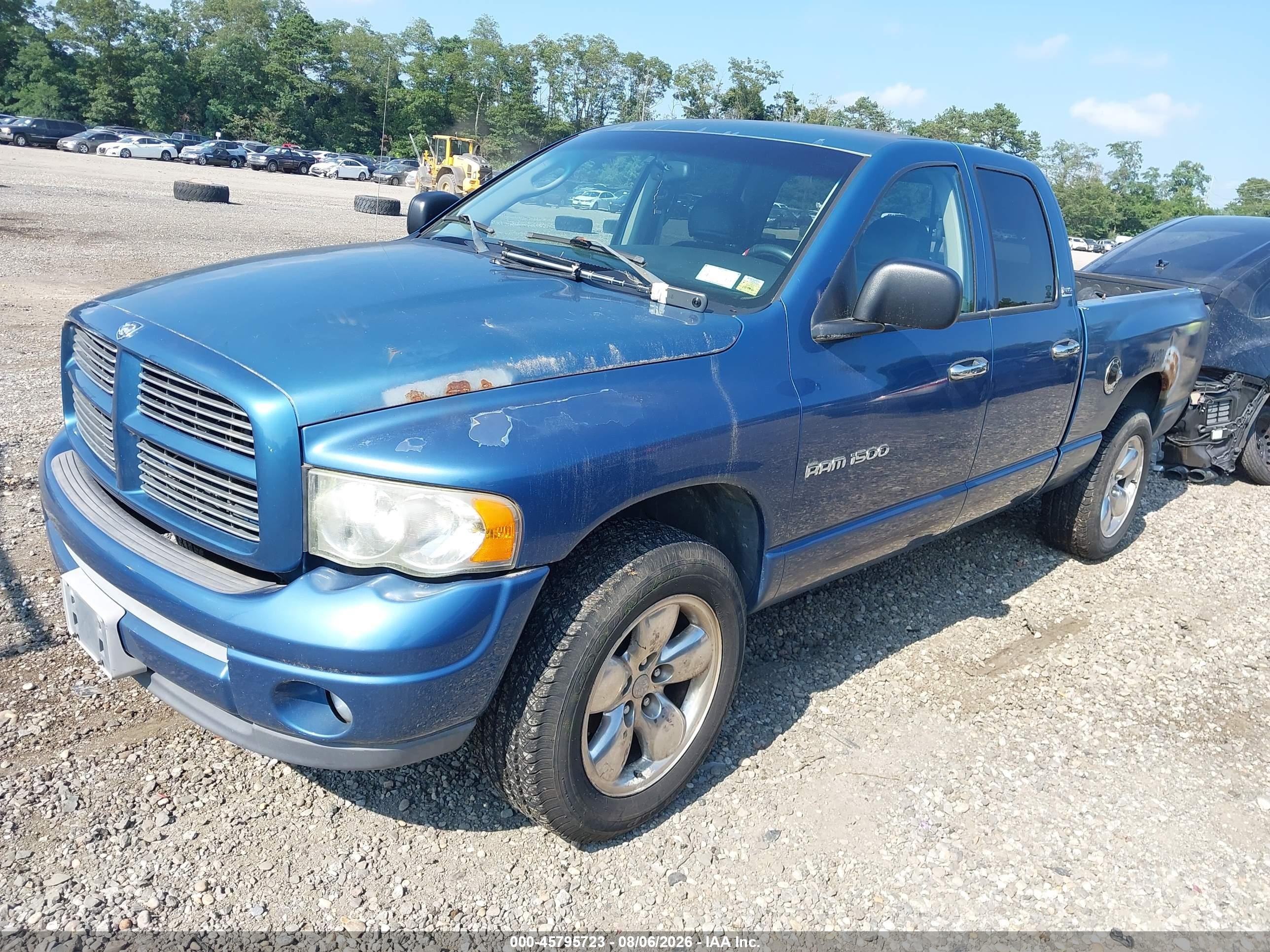 2002 Dodge Ram 1500 St Синий vin: 1D7HU18Z92J206663