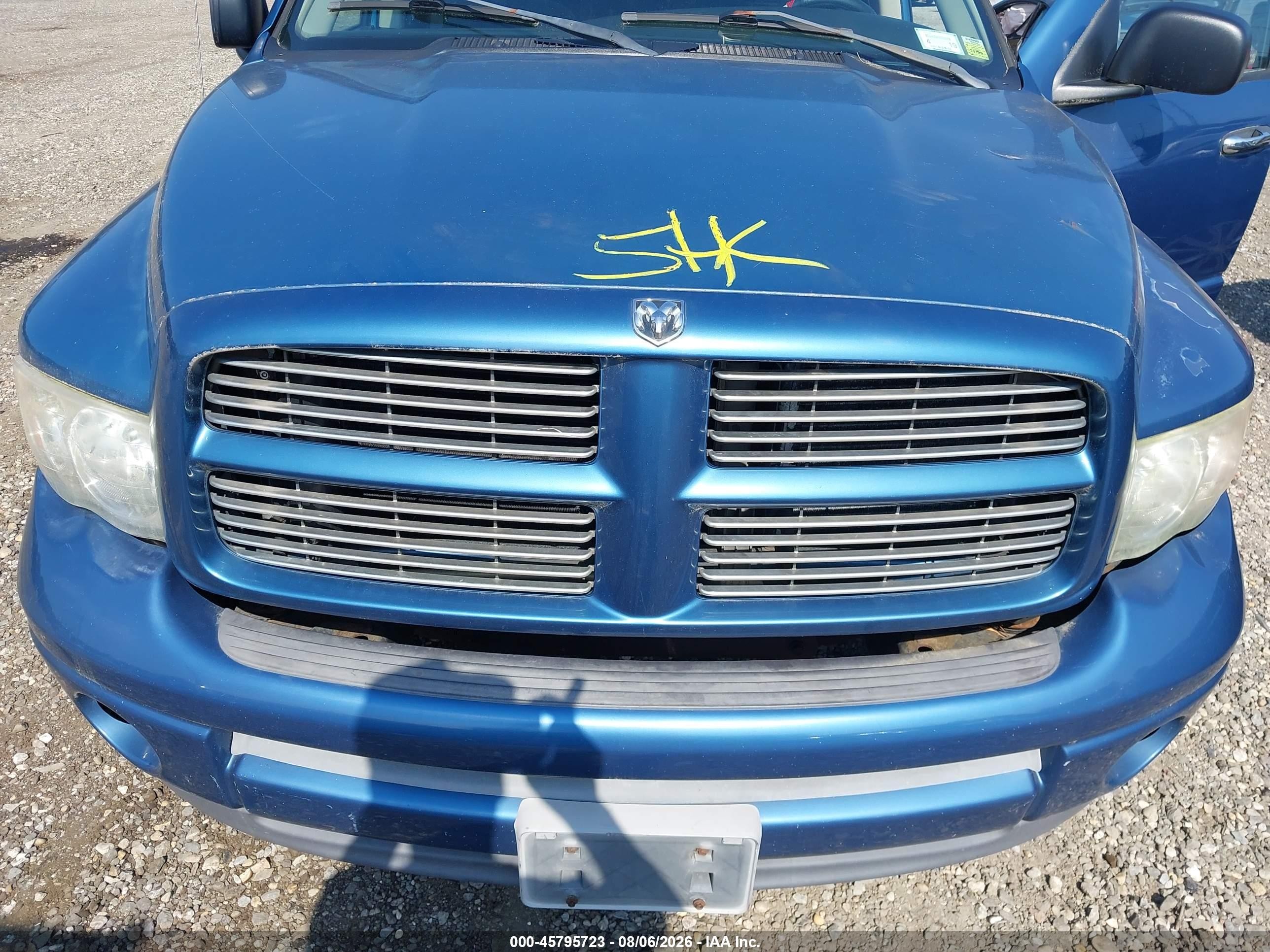 2002 Dodge Ram 1500 St Синий vin: 1D7HU18Z92J206663